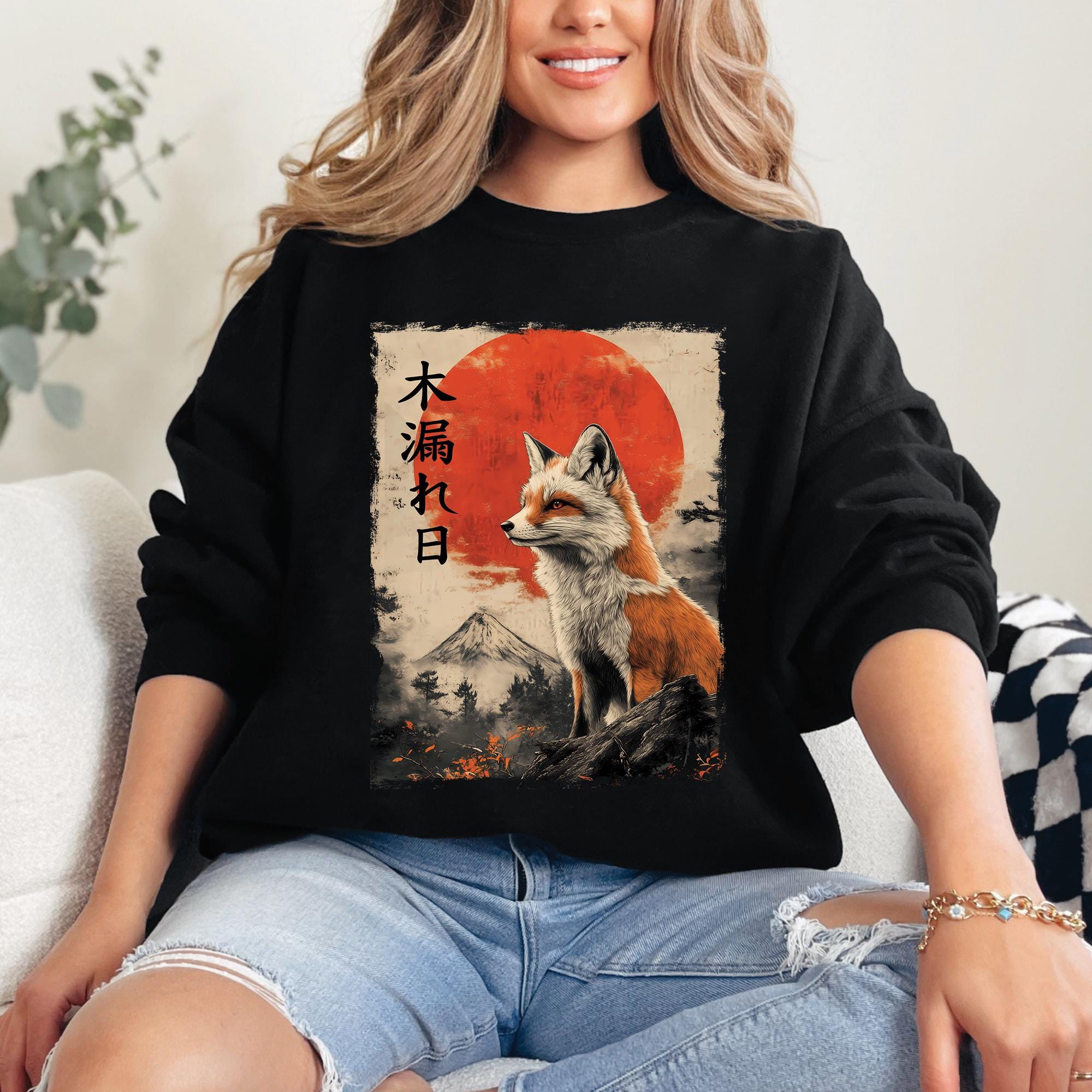 Japanese Fox Sweatshirt