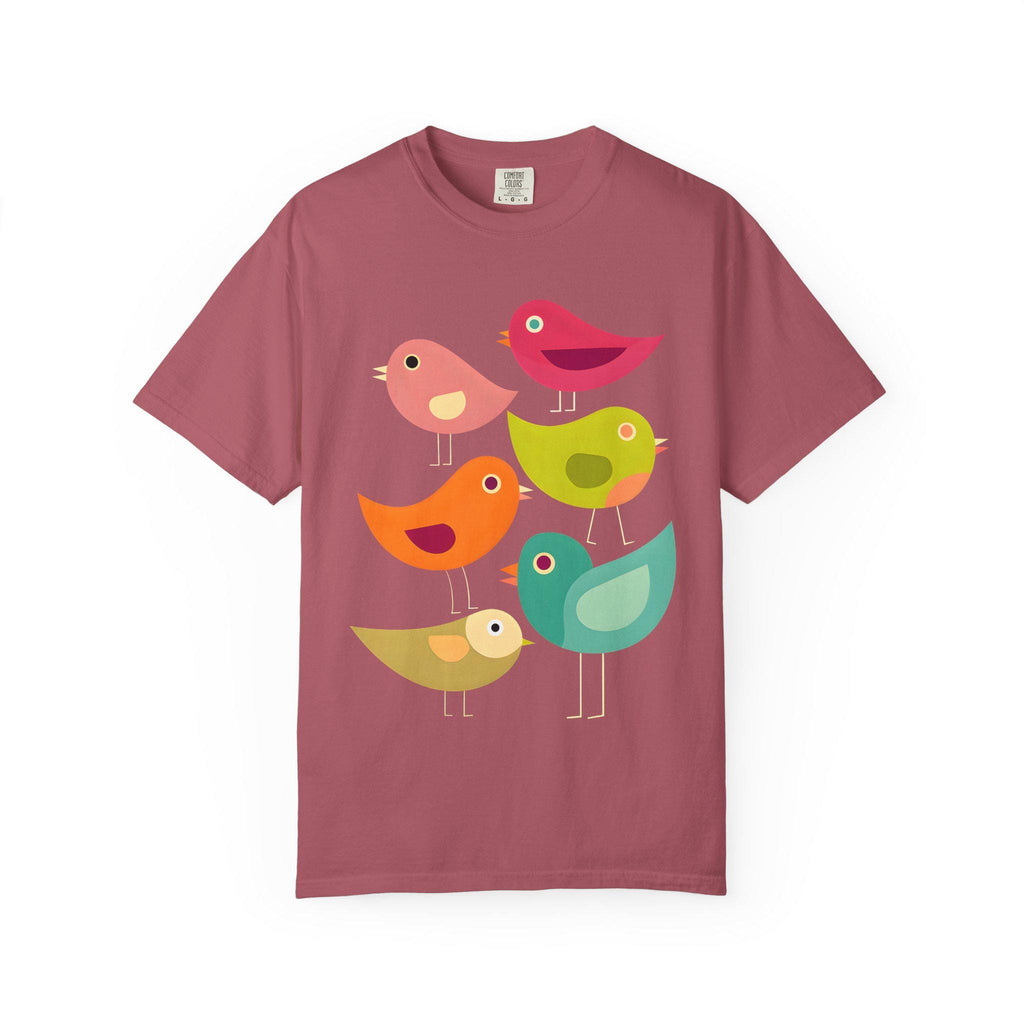 Art Deco Bird Print T-Shirt