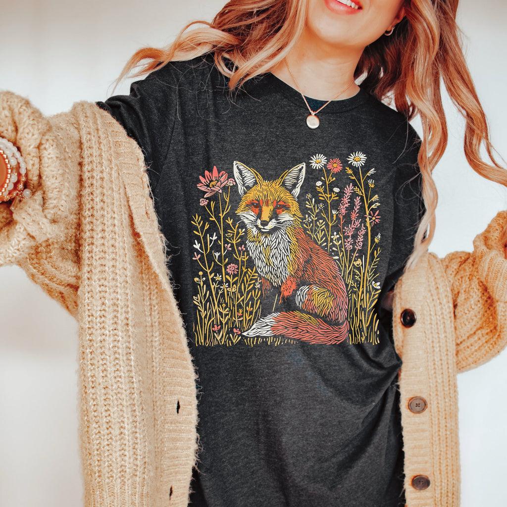Vintage Fox Graphic T-Shirt
