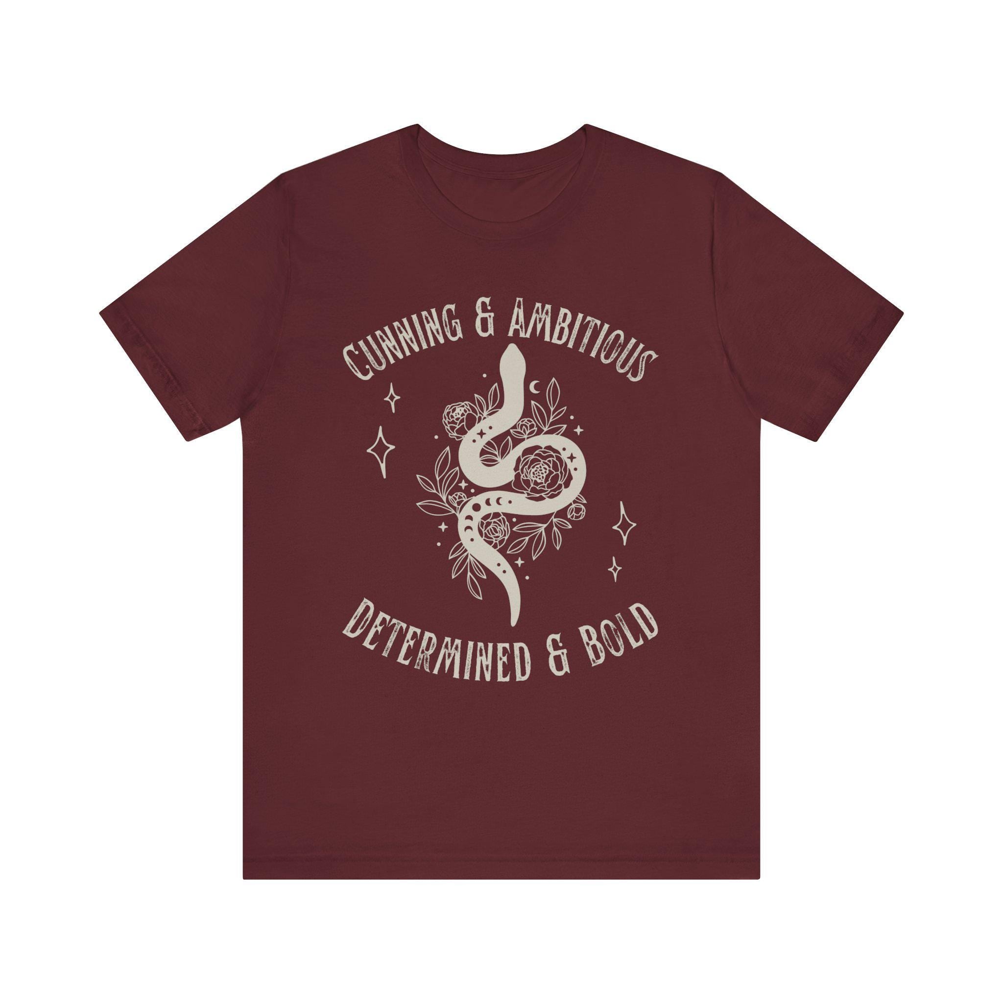 Mystical Snake & Roses Wizard School T-Shirt