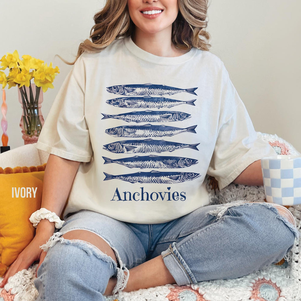 Retro Vintage Anchovies T-shirt