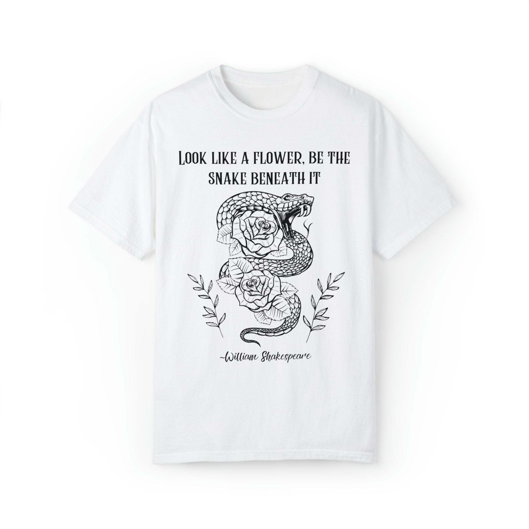 Shakespeare Snake Roses T-Shirt