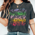 Boho Rainbow Flowers T-Shirt