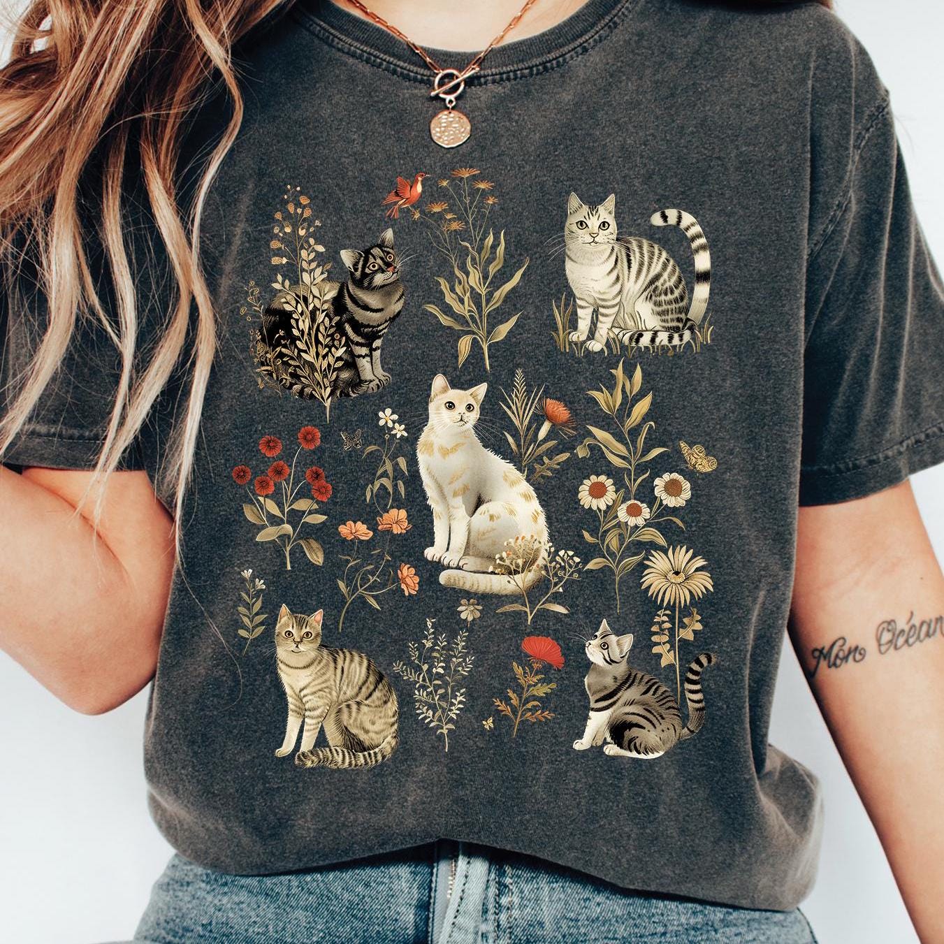 Cottagecore Cats Shirt
