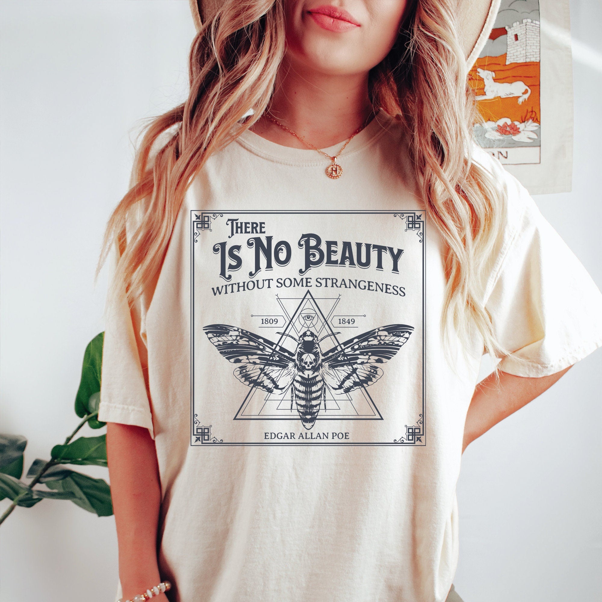 Edgar Allan Poe Moth Shirt