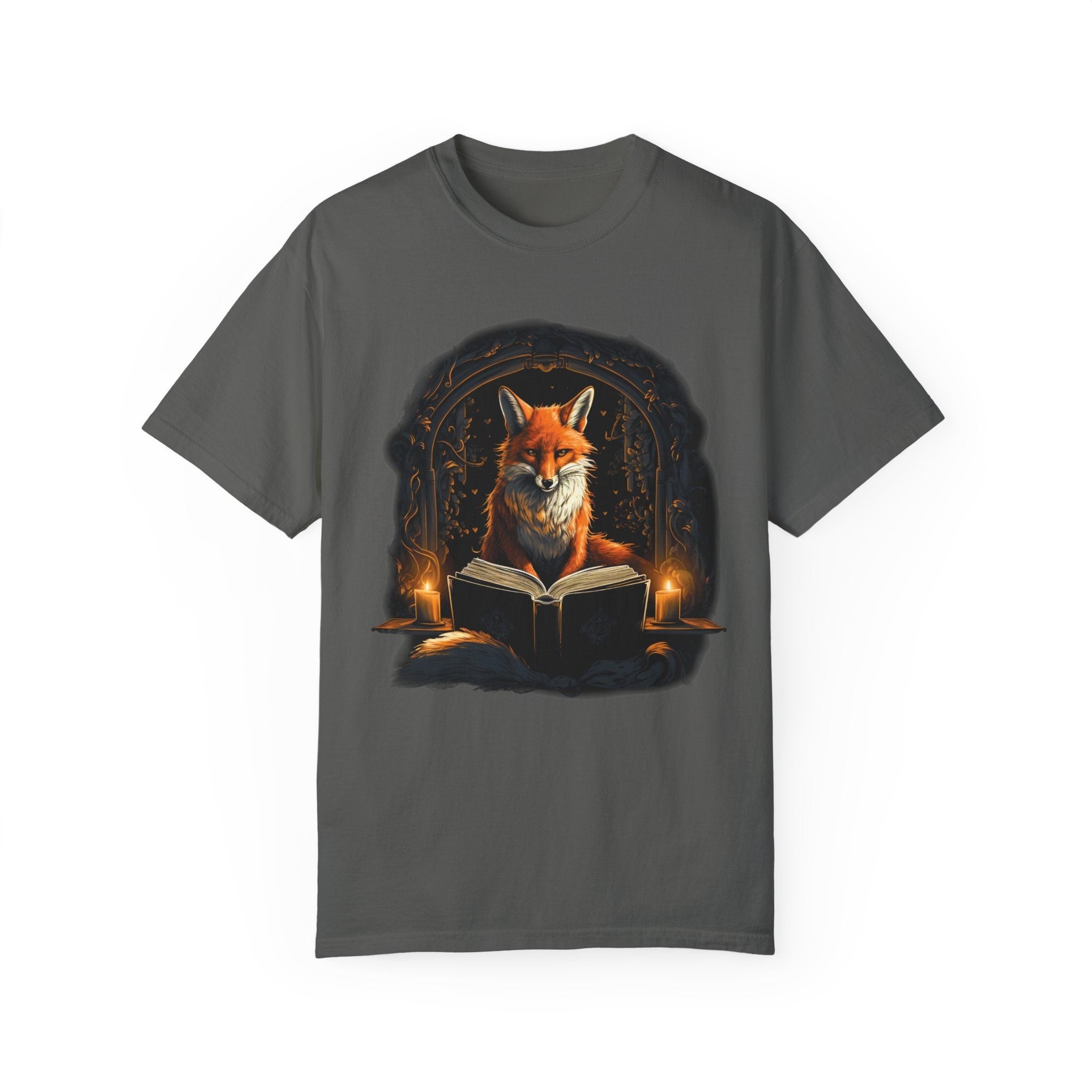Fox Reading Book T-Shirt
