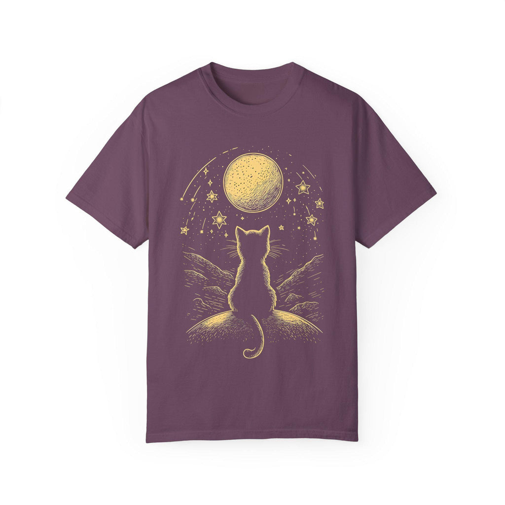 Celestial Cat Moon & Stars Shirt