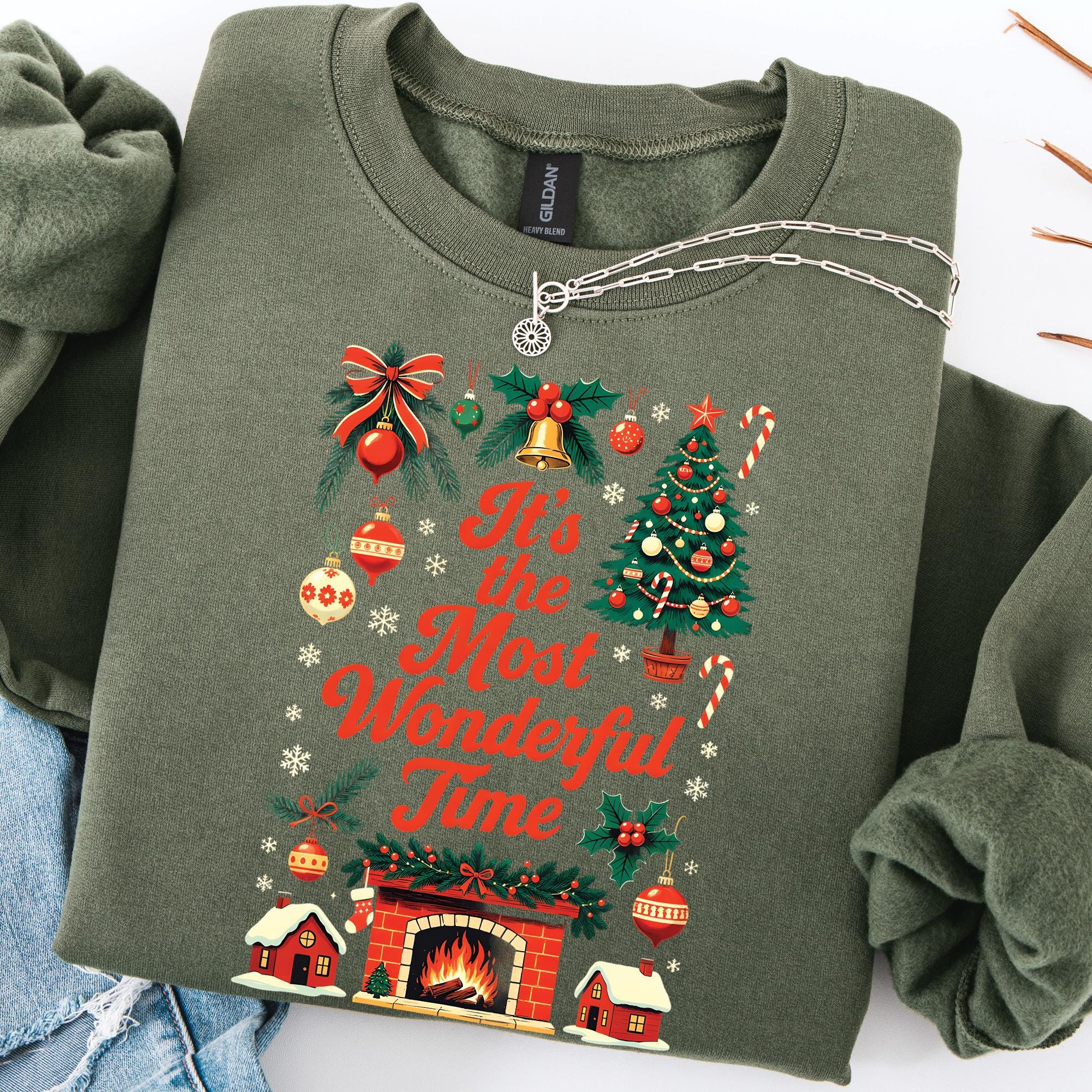Vintage Retro Christmas Sweatshirt