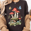Butterfly Mushroom Goblincore Shirt