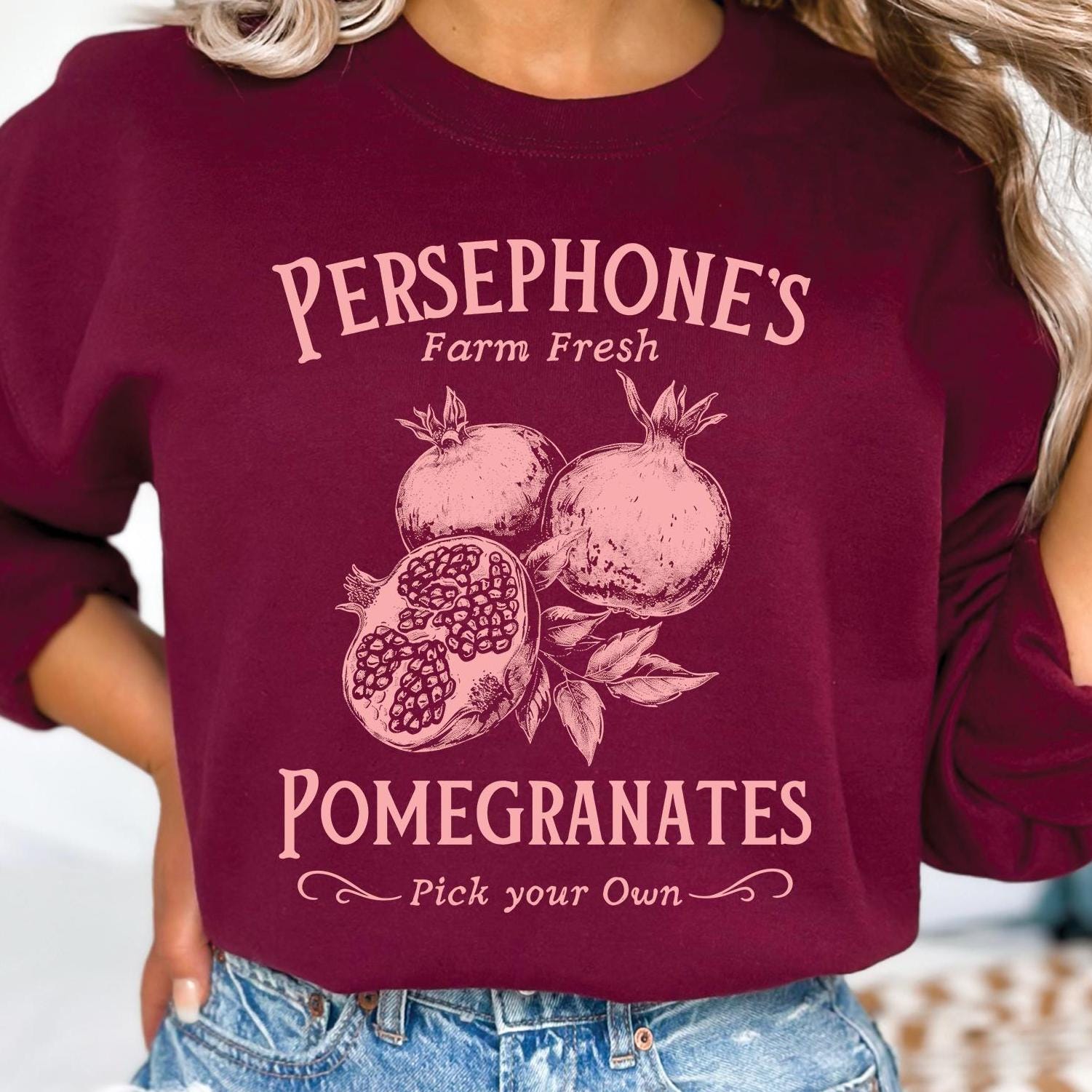 Farm Fresh Persephone's Pomegranates Sweatshirt