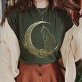 Celestial Moon Cat T-Shirt