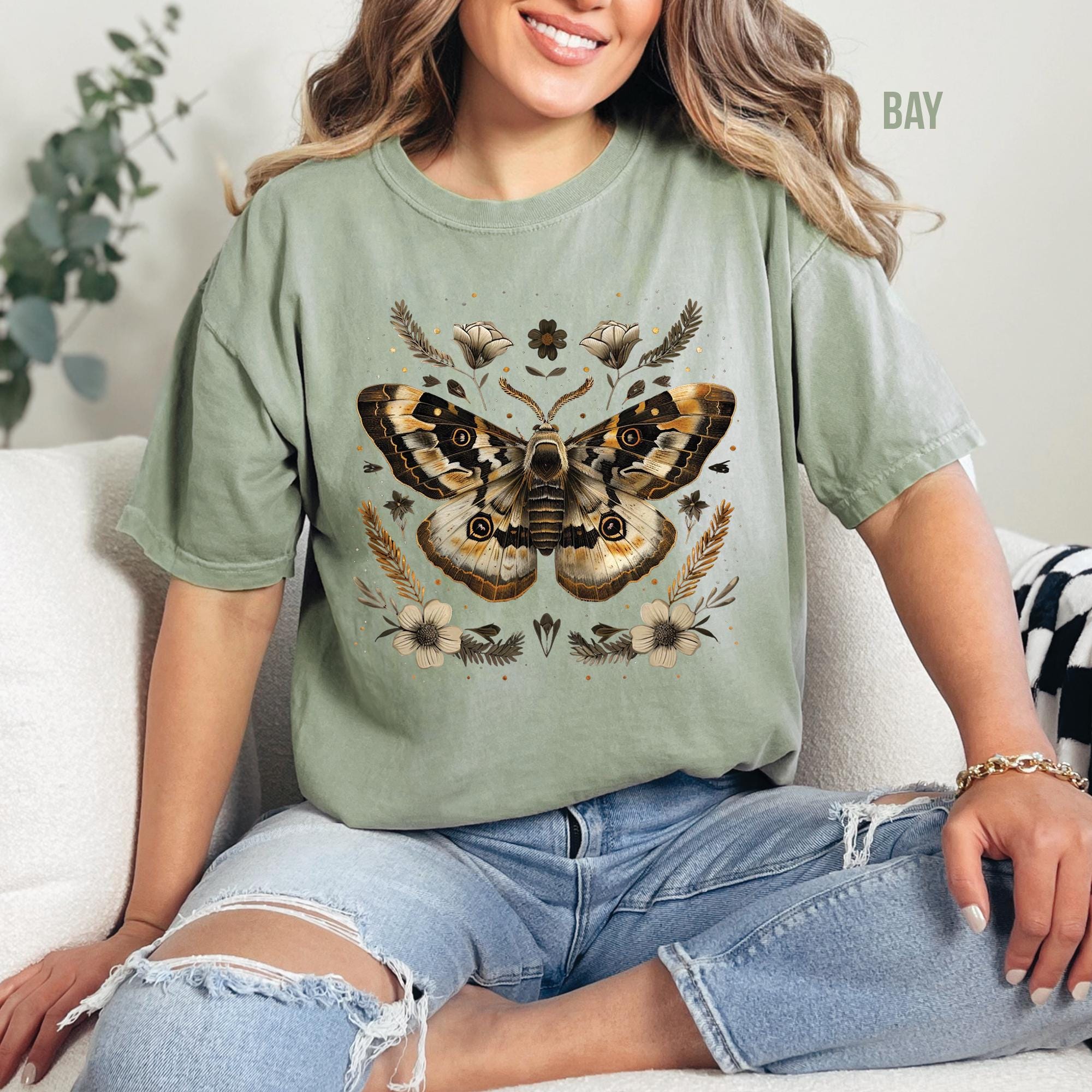 Cottagecore Aesthetic Moth T-Shirt