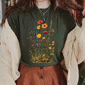 Boho Vintage Wildflowers T-Shirt