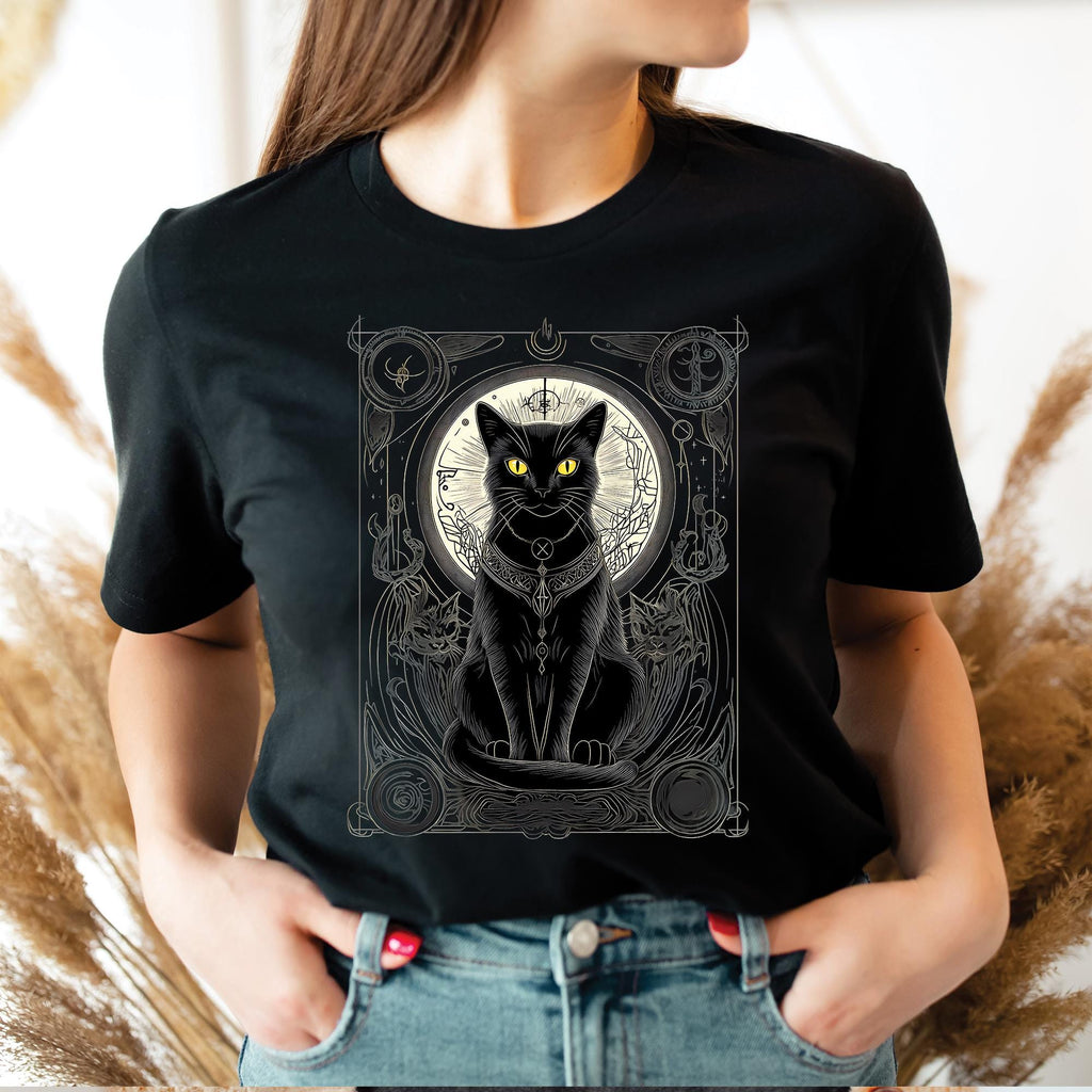 Mystical Cat Tarot Shirt