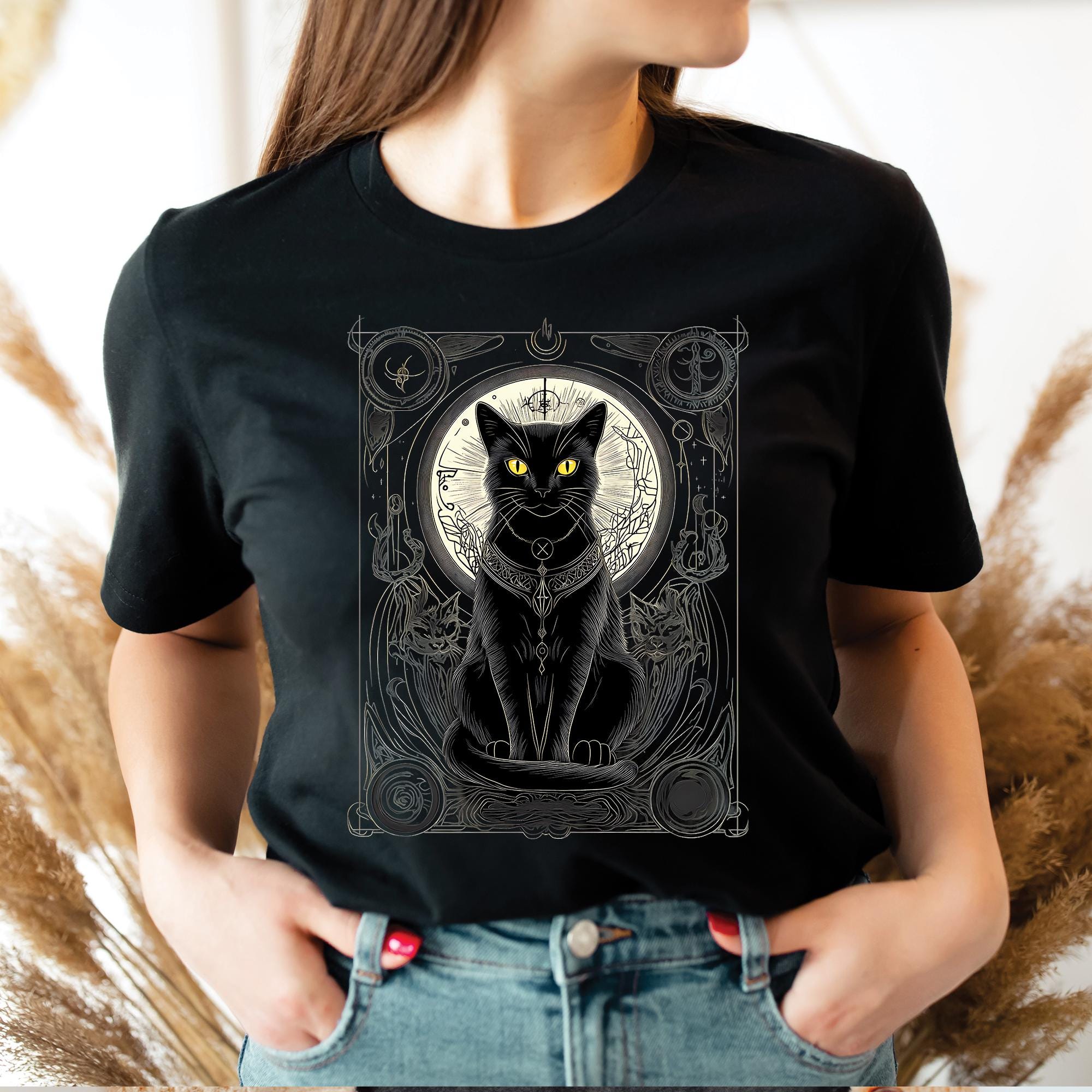 Mystical Cat Tarot Shirt