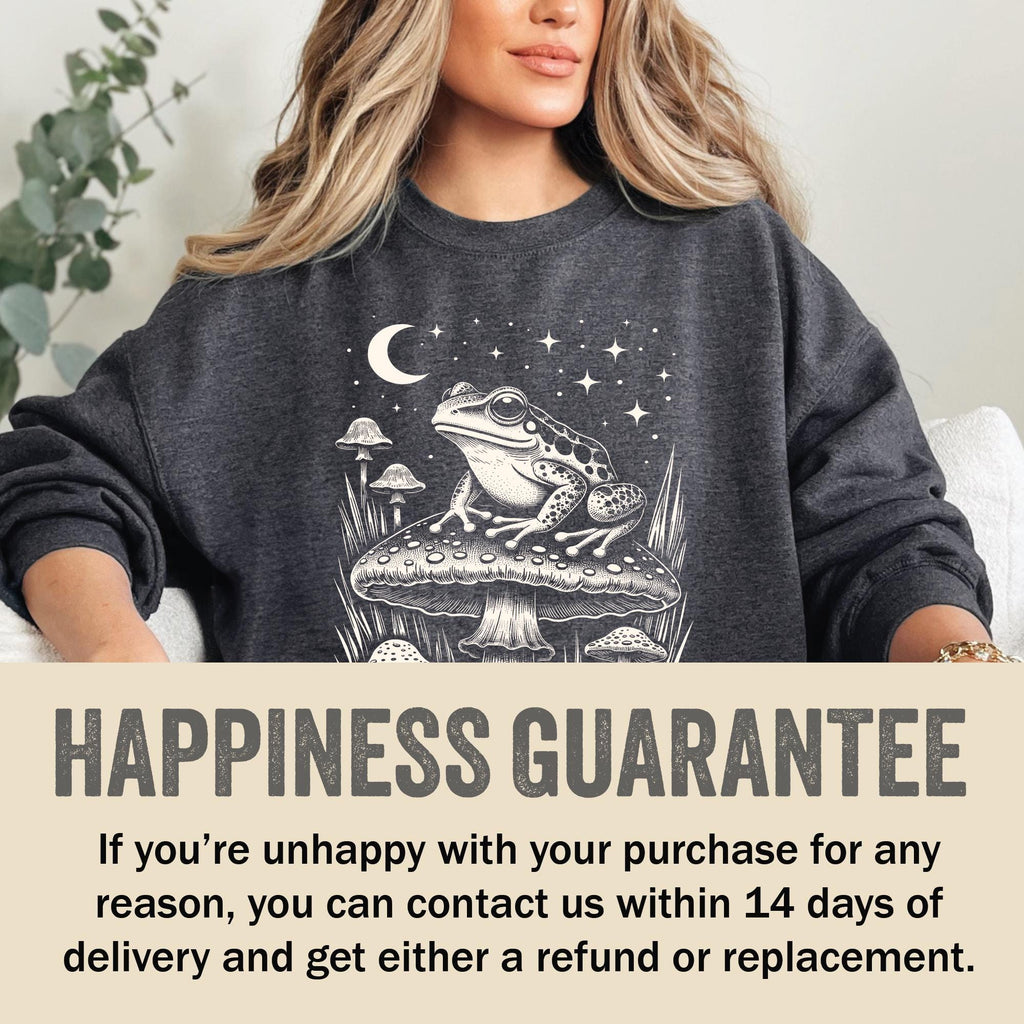 Goblincore Frog Mushroom Sweatshirt