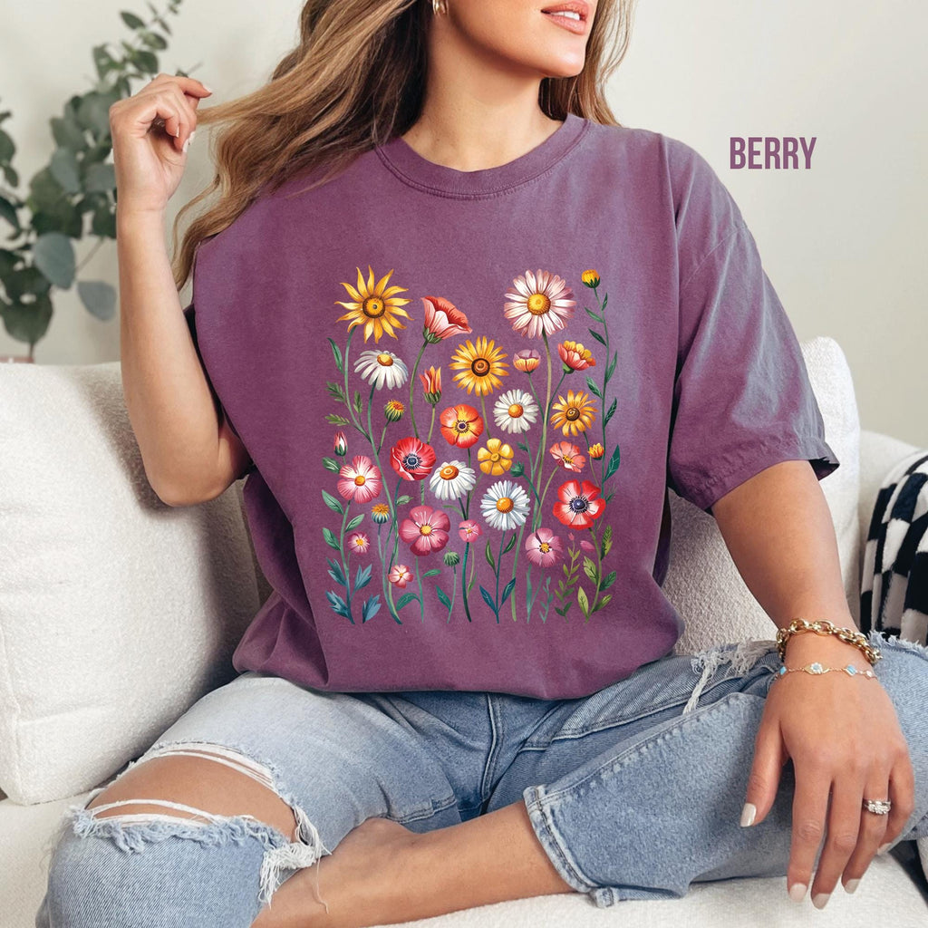 Floral Nature Botanical Flowers T-shirt
