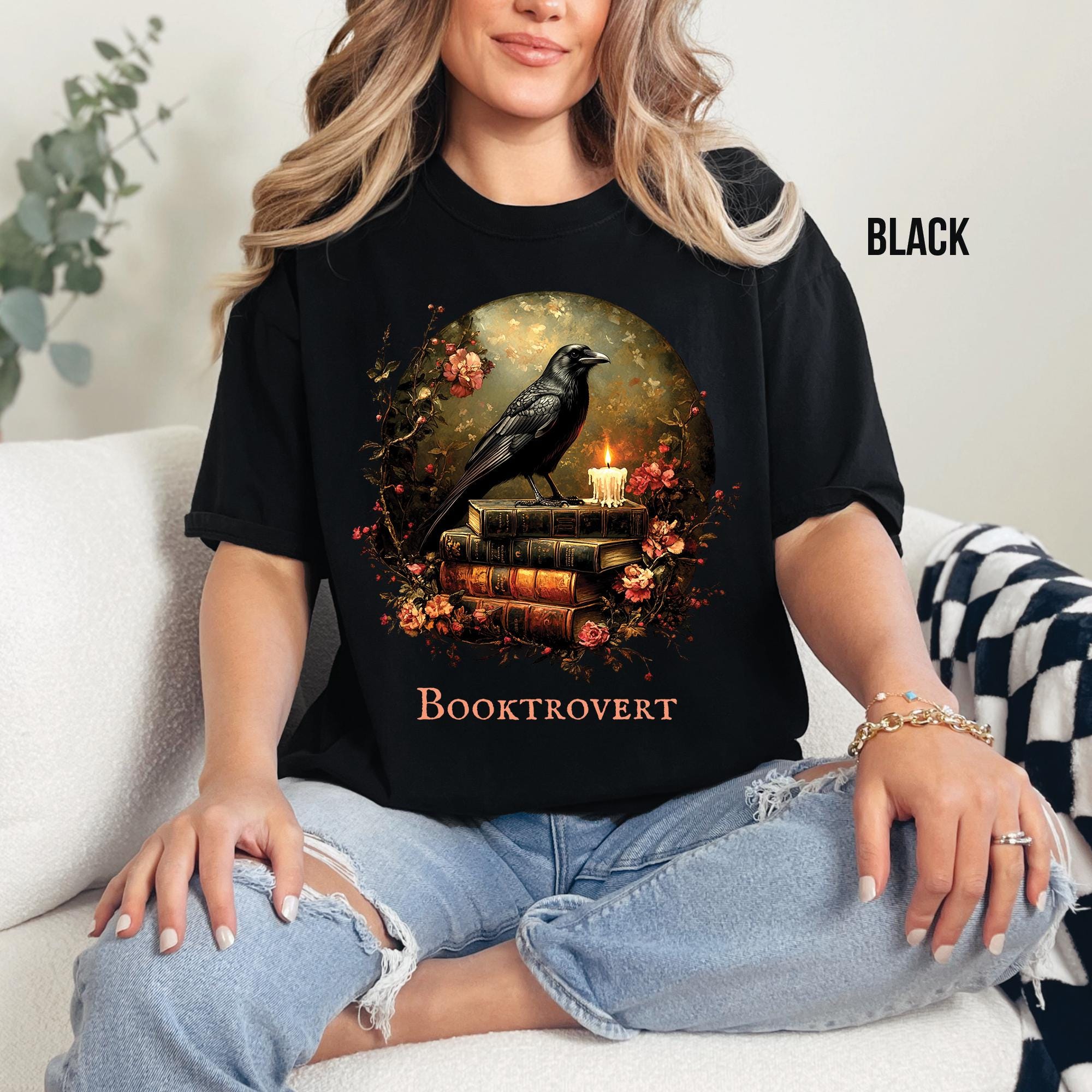 Booktrovert Raven T-Shirt