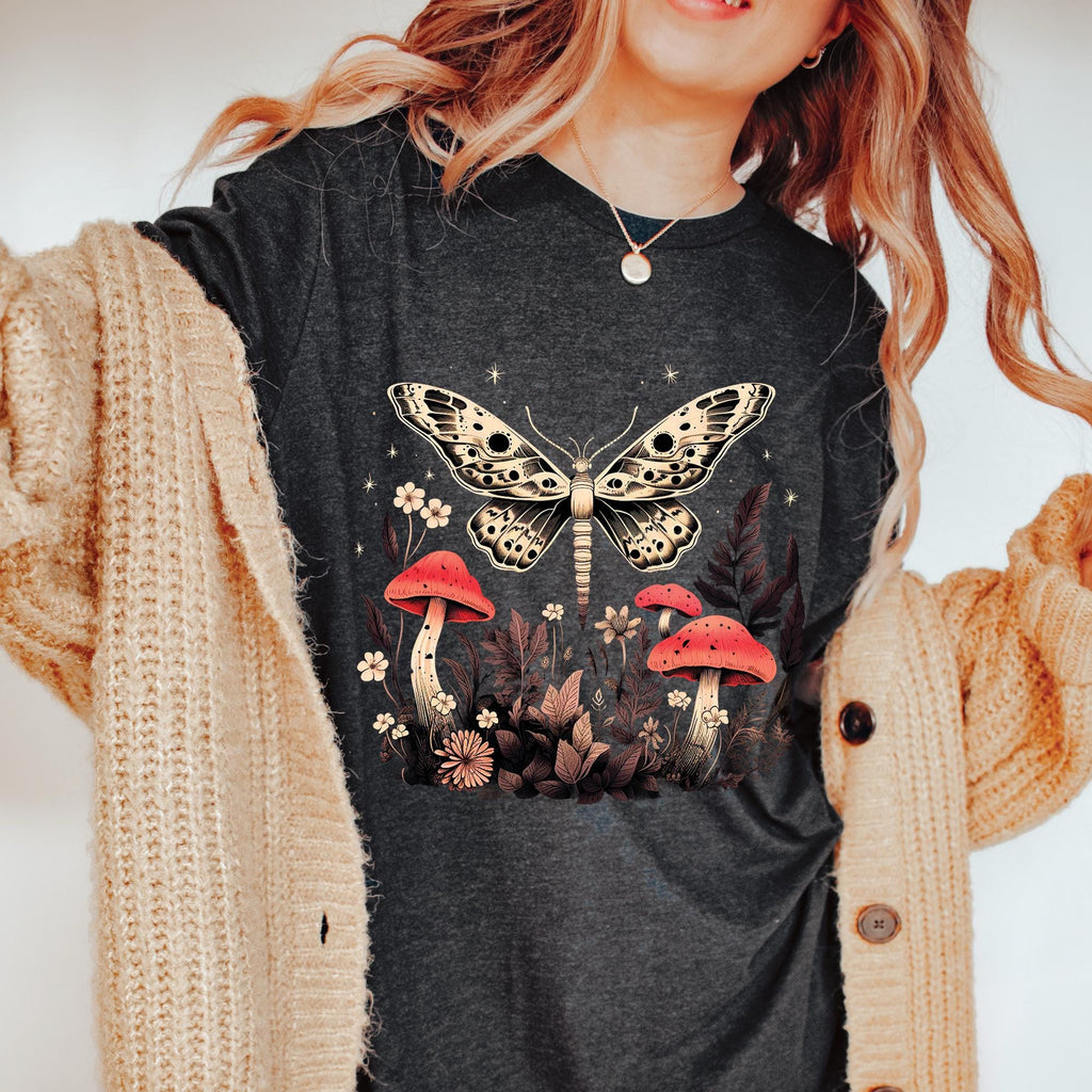 Vintage Moth Mushrooms Shirt