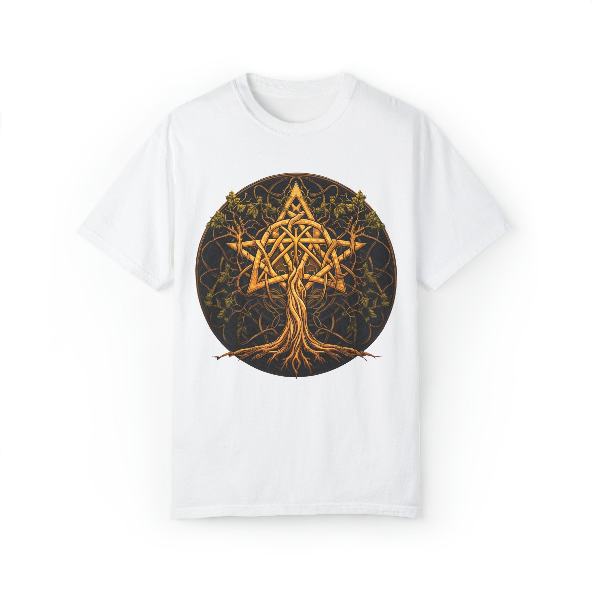 Vintage Wiccan Alchemy Tree Shirt