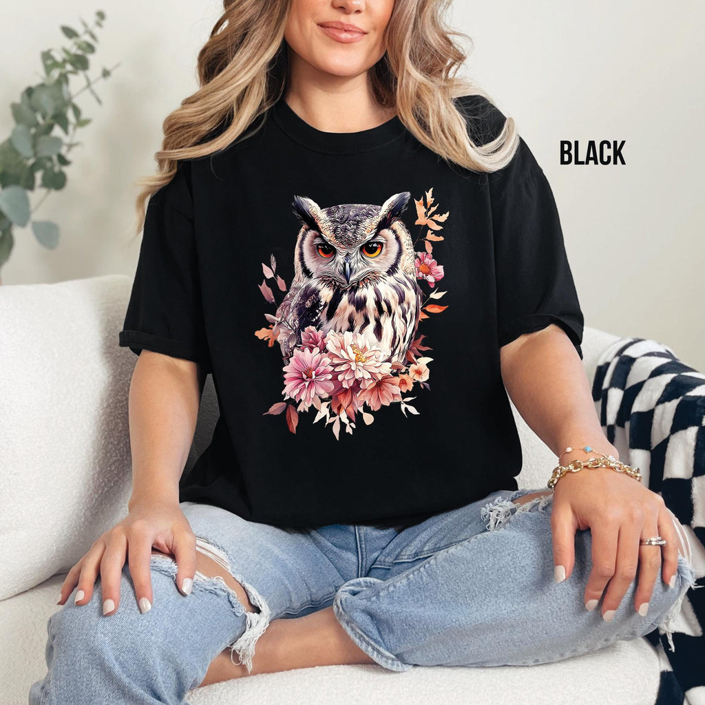Floral Owl Shirt