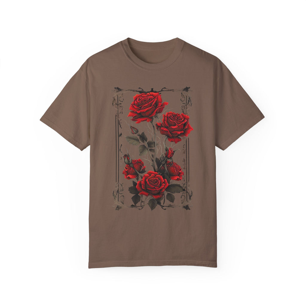 Vintage Roses Retro Gothic T-Shirt