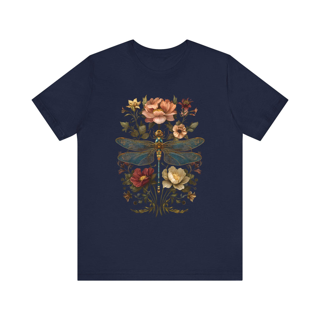 Boho Floral Dragonfly T-Shirt