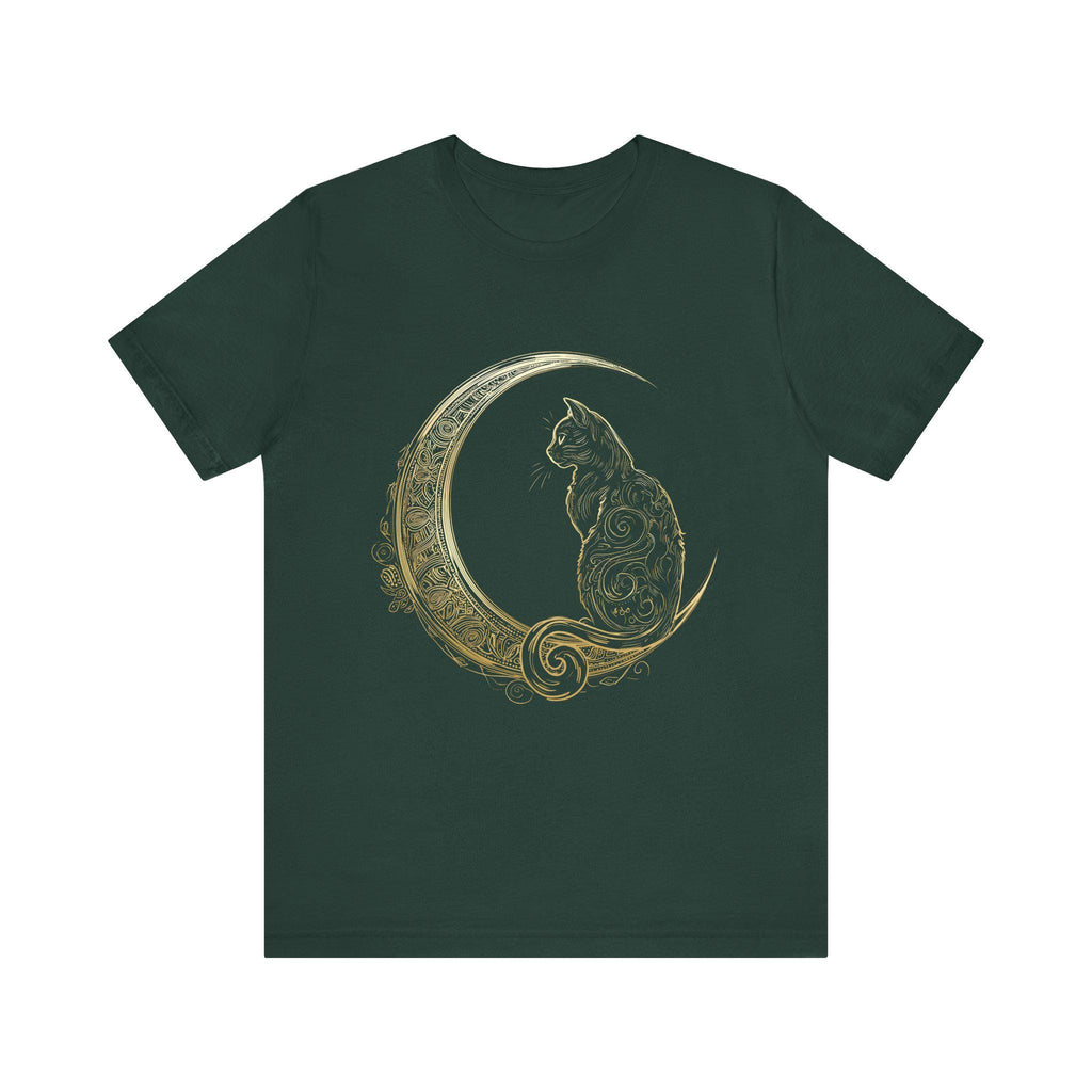 Celestial Moon Cat T-Shirt