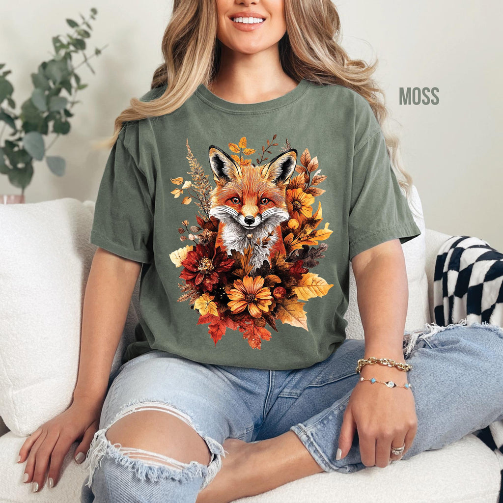 Floral Fox Shirt