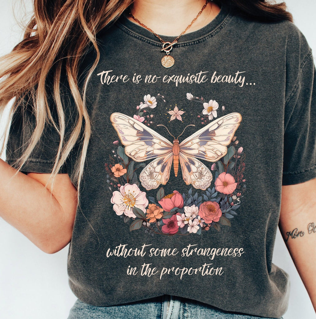 Edgar Allan Poe Butterfly T-Shirt