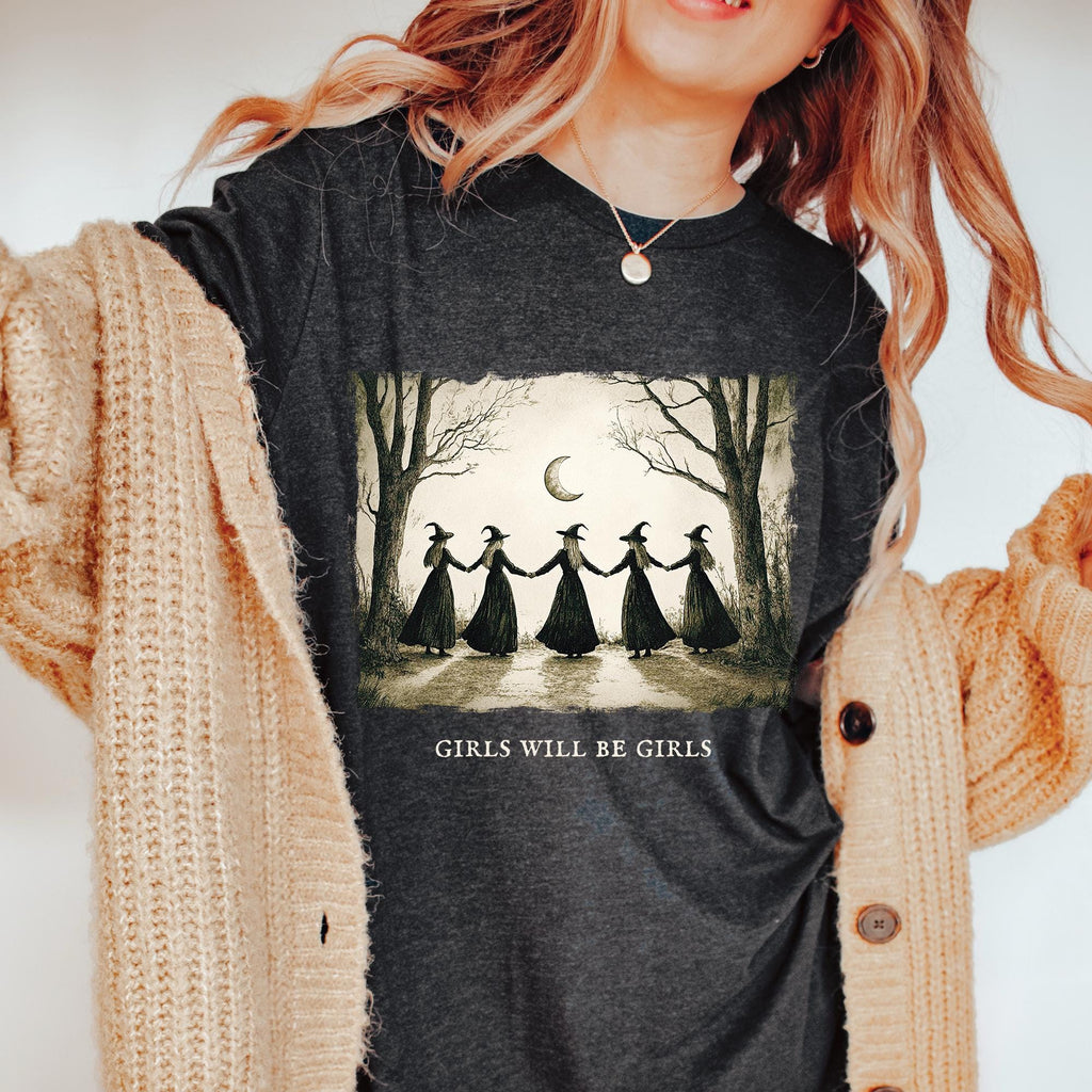 Girls Will Be Girls Witch T-Shirt