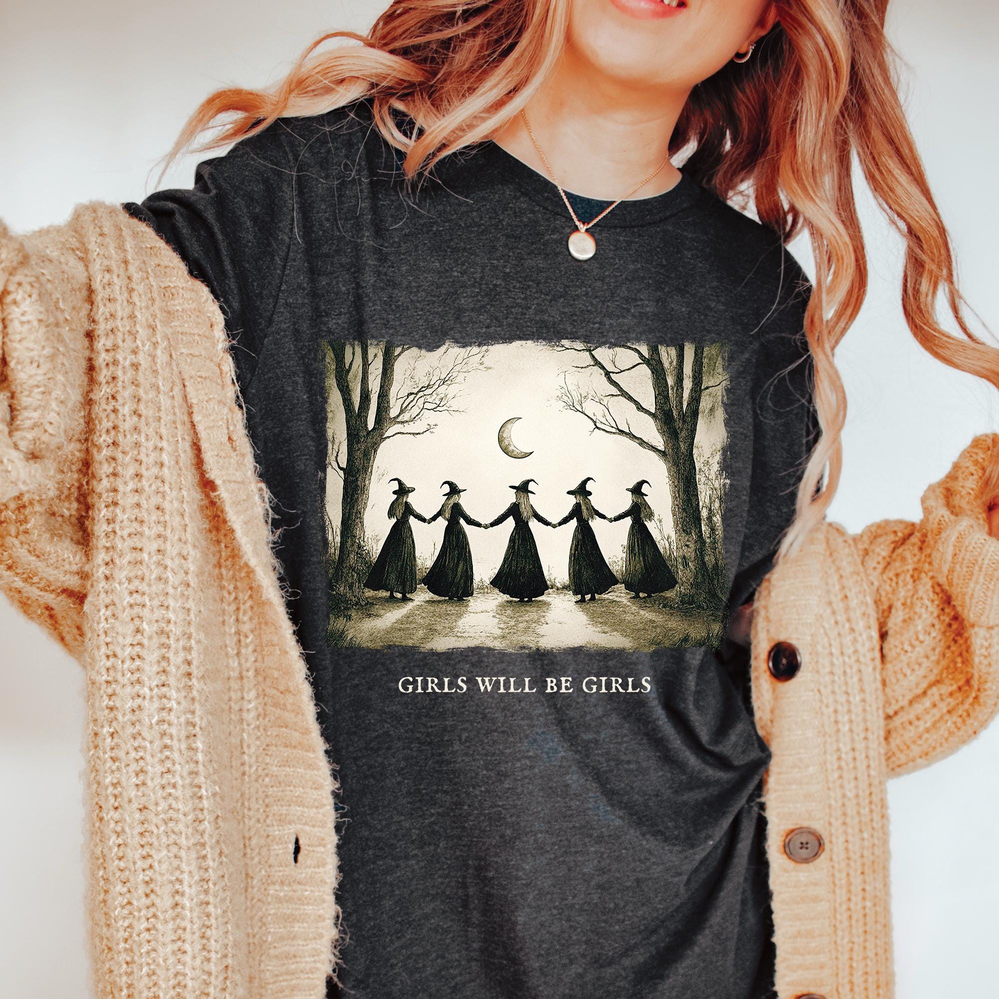 Girls Will Be Girls Witch T-Shirt