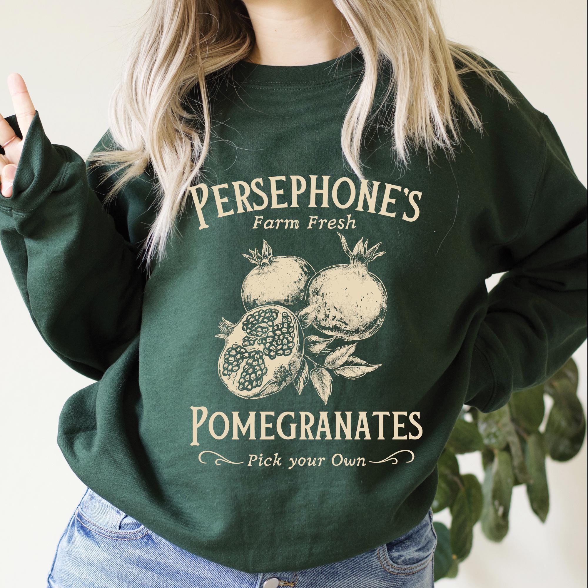 Farm Fresh Persephone's Pomegranates Sweatshirt
