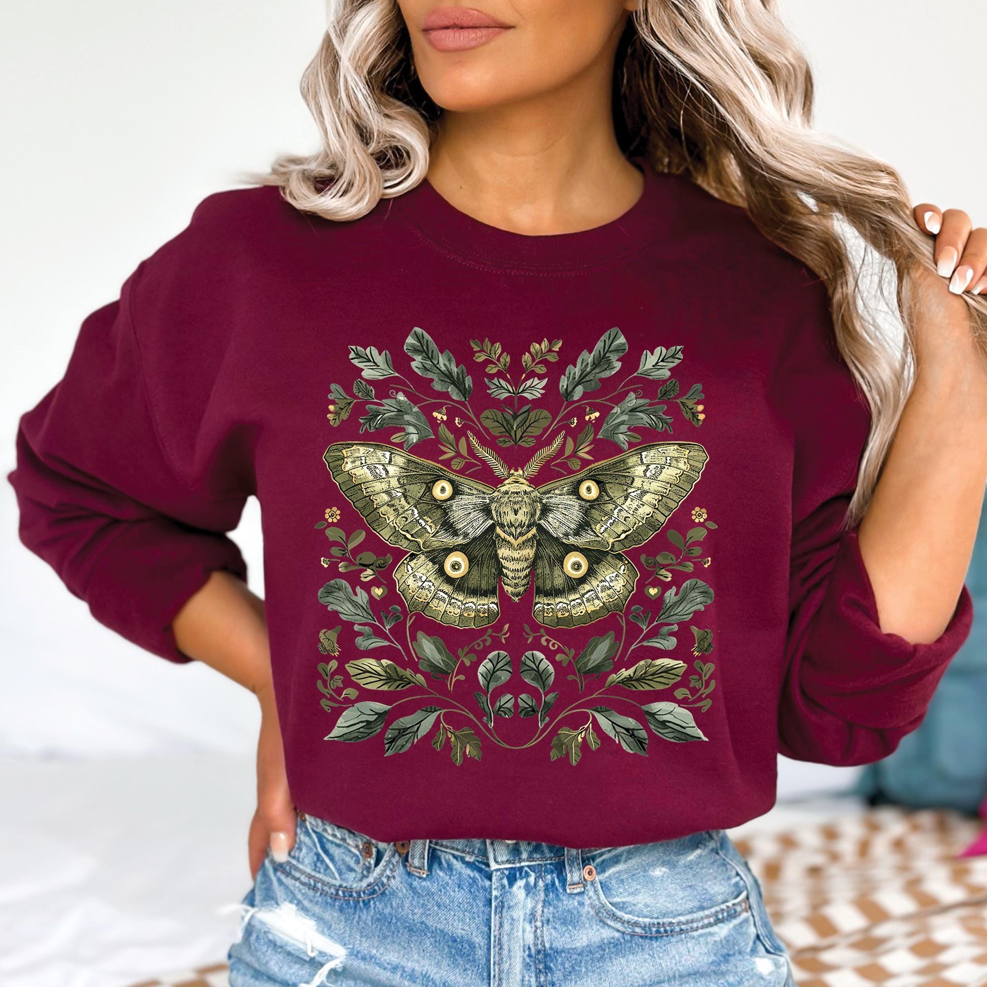 Moth Graphic Sweatshirt