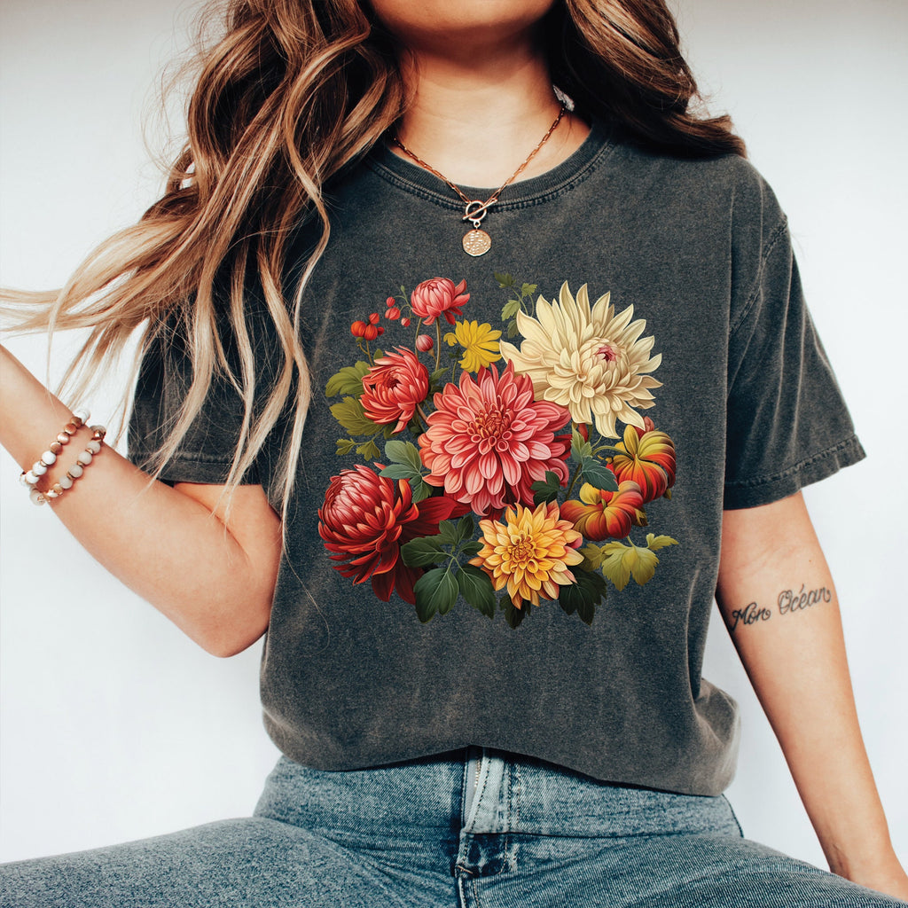 Vintage Dahlias Shirt