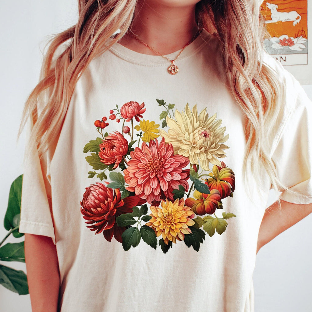 Vintage Dahlias Shirt
