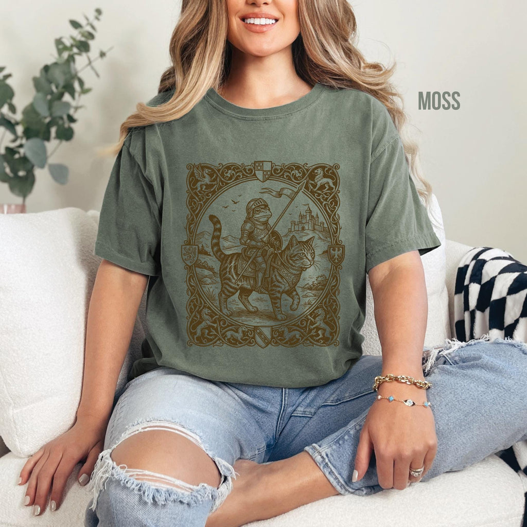 Medieval Frog and Cat T-Shirt