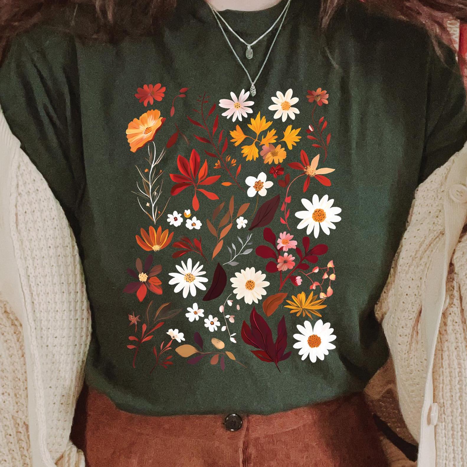 Botanical Floral Wildflower Shirt