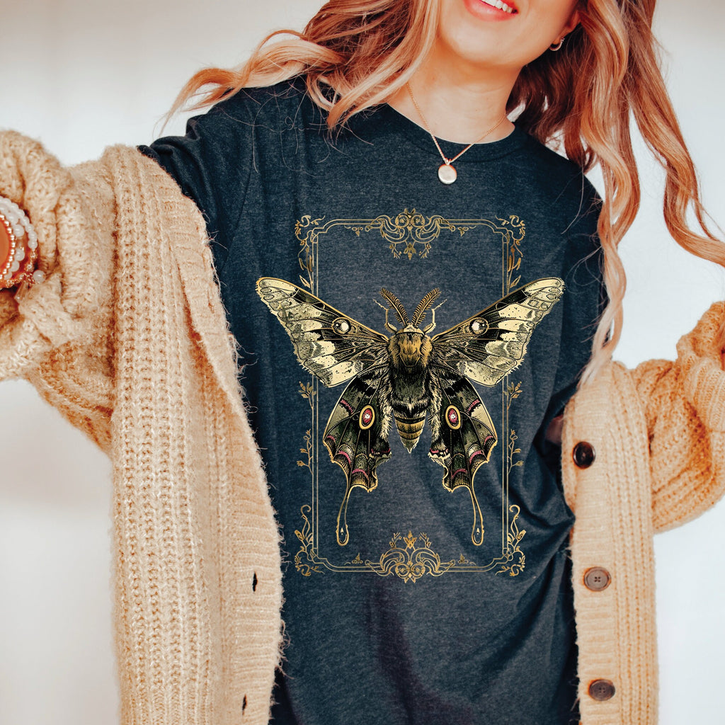 Vintage Gothic Moth Shirt