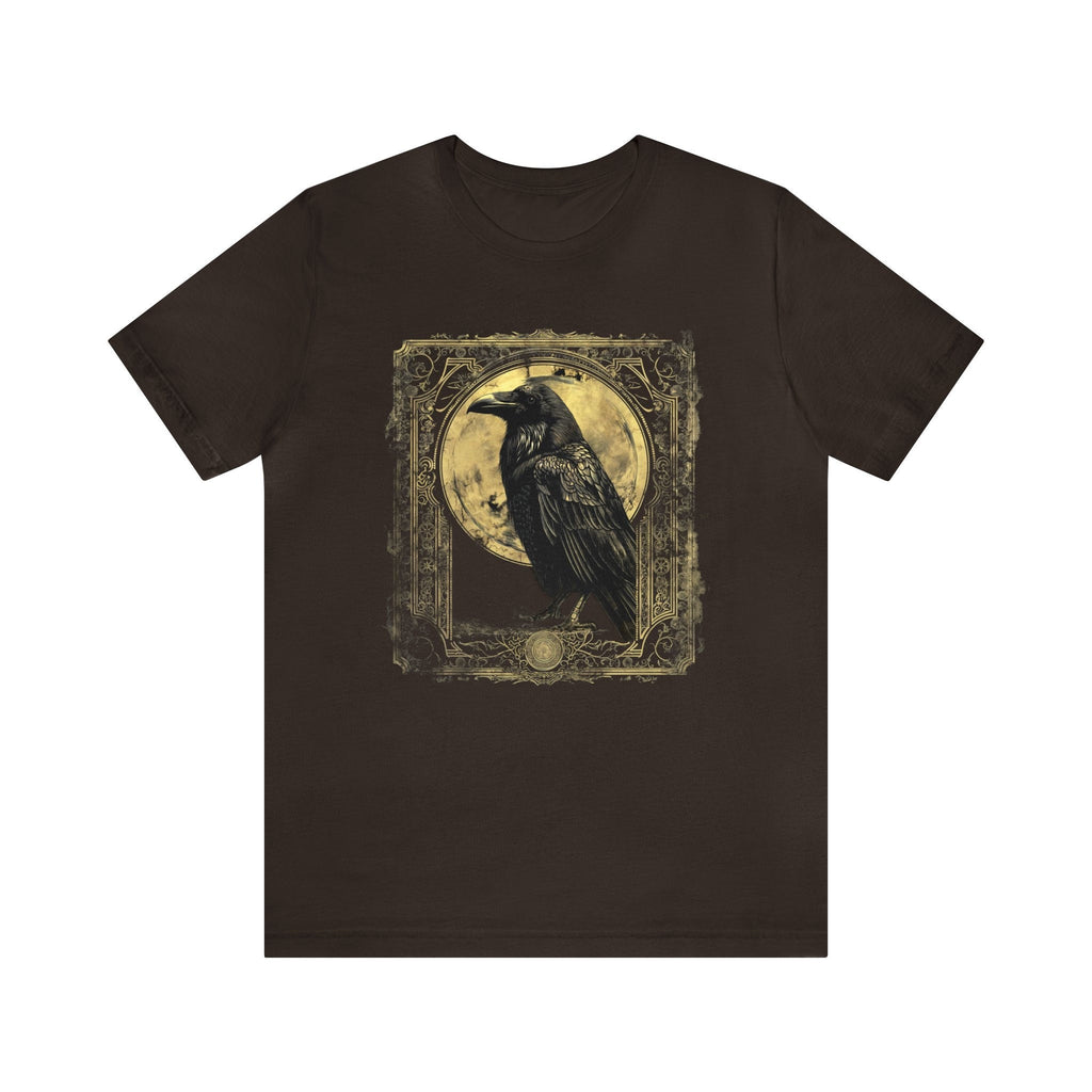 Gothic Raven Vintage Tarot Card T-Shirt