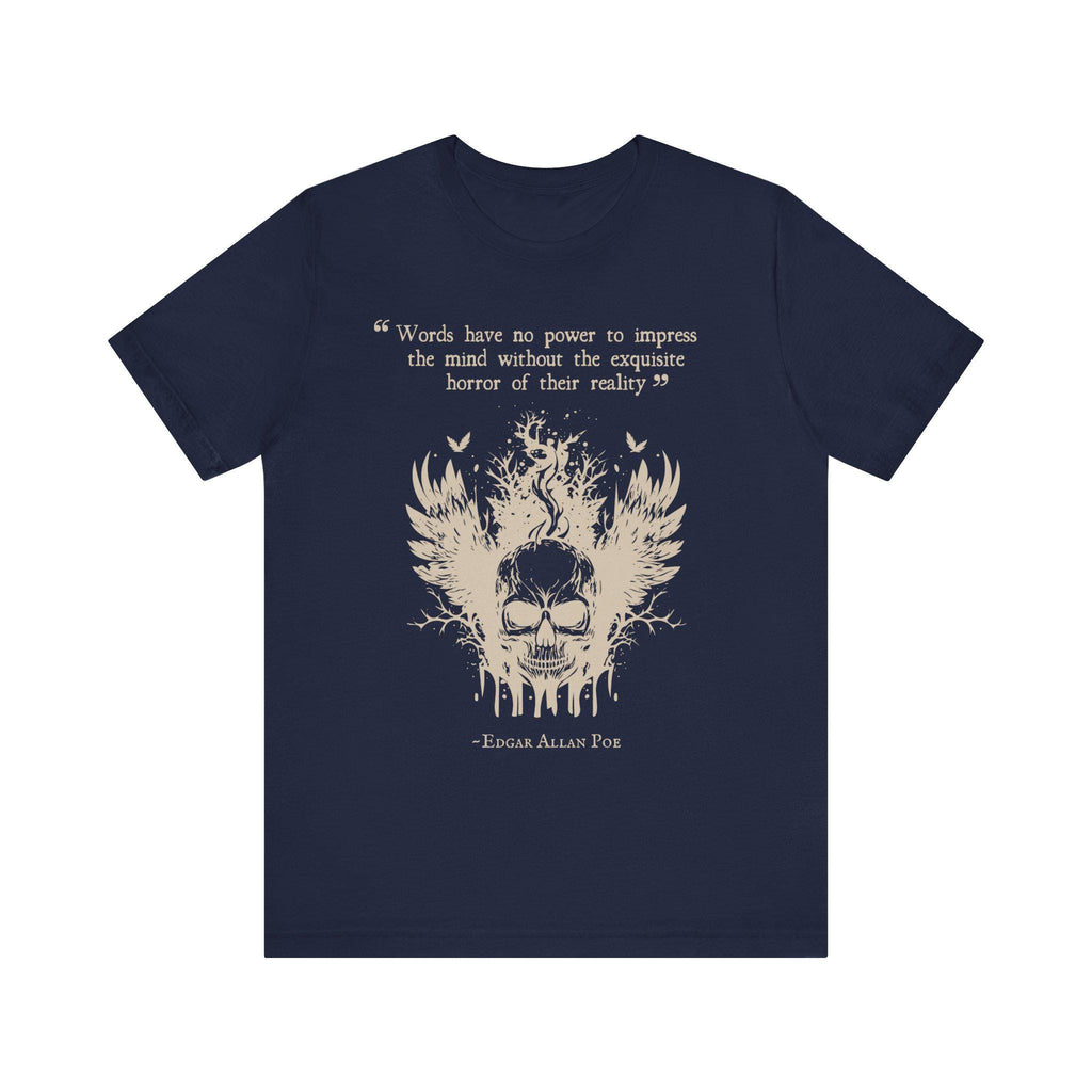 Edgar Allan Poe Skull Shirt