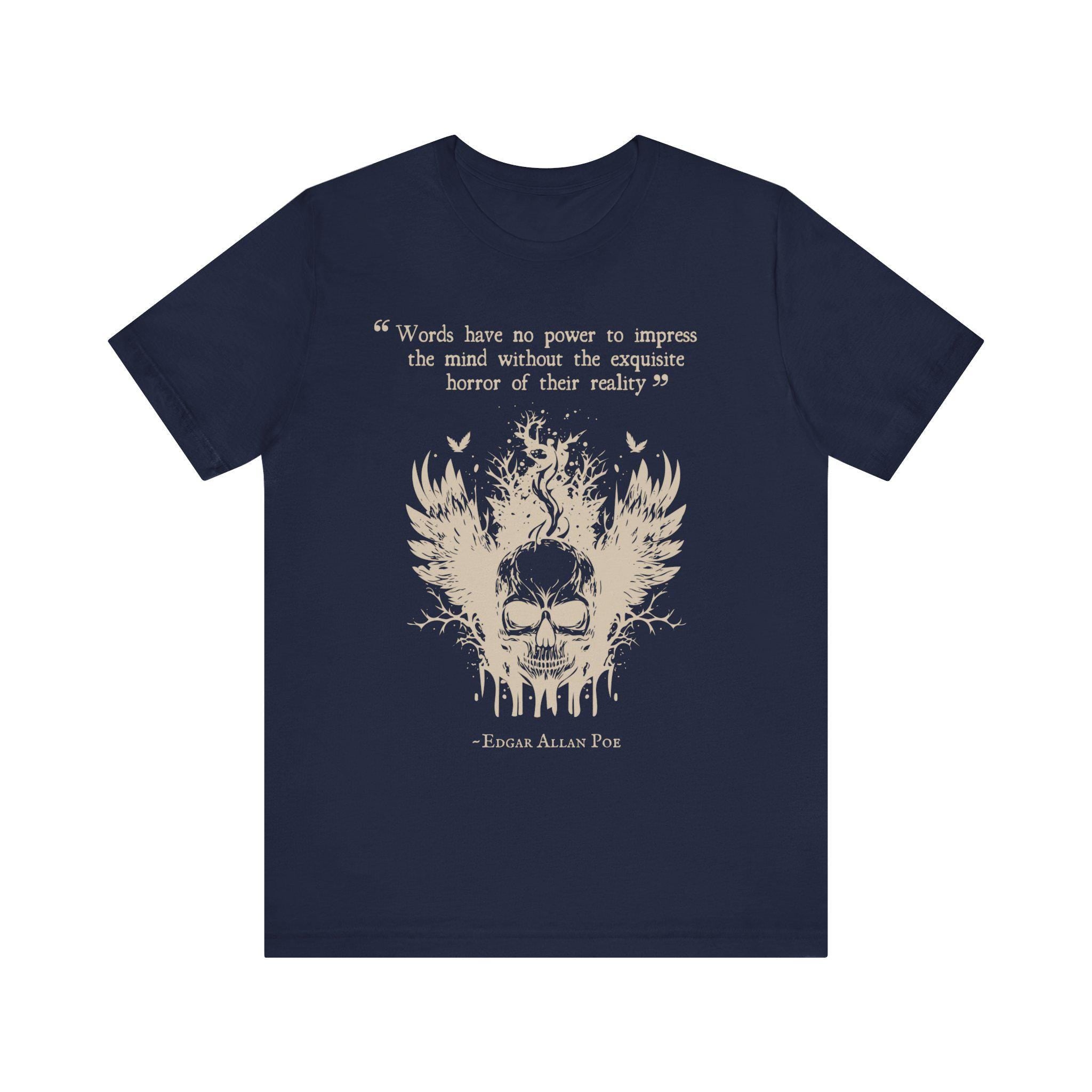 Edgar Allan Poe Skull Shirt