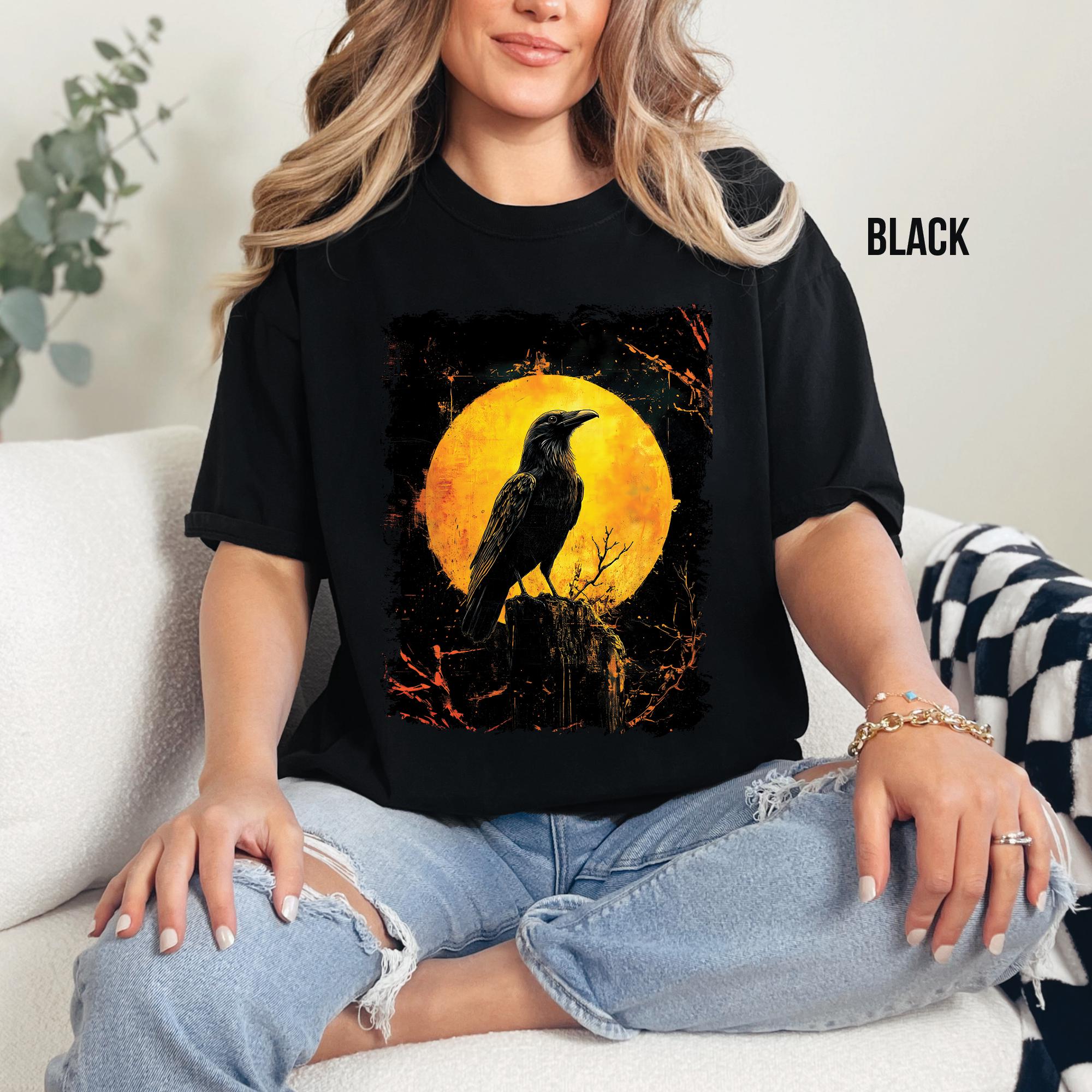 Vintage Gothic Raven T-Shirt