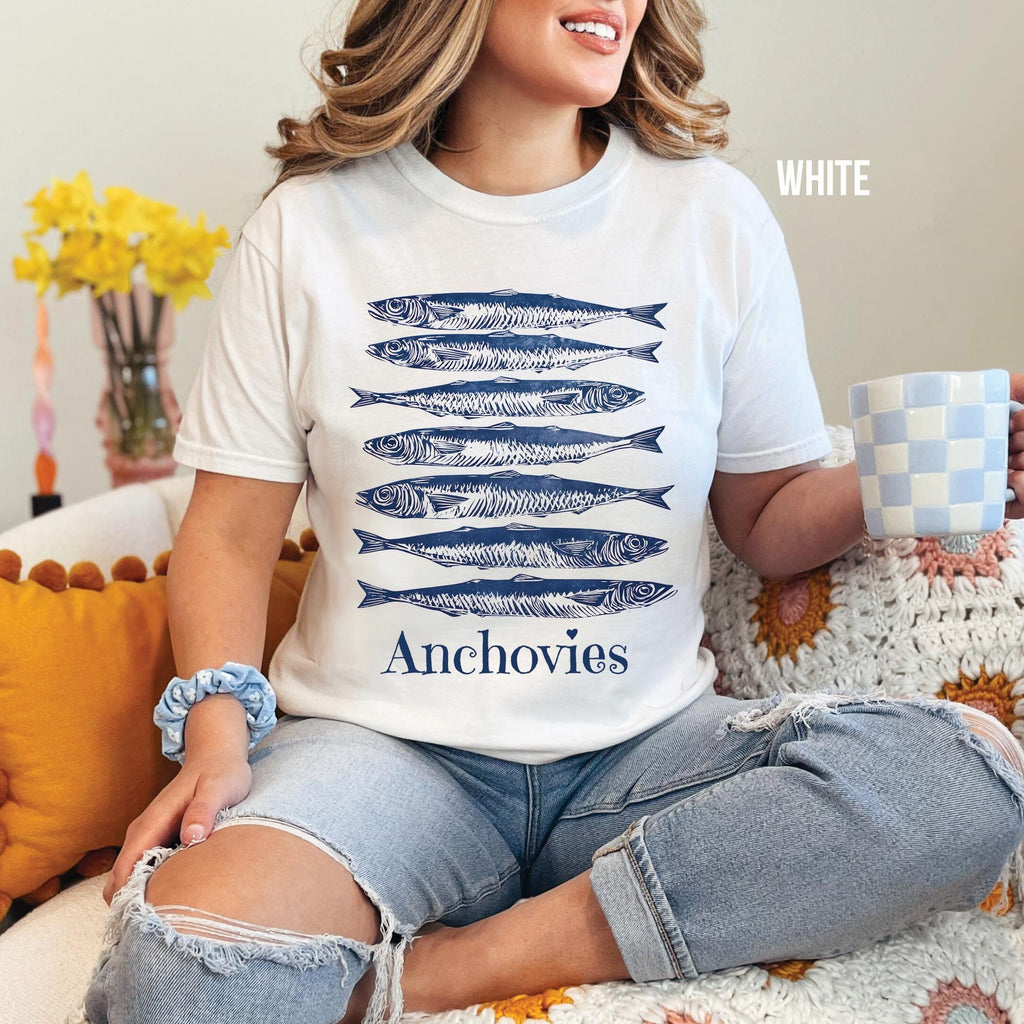 Retro Vintage Anchovies T-shirt