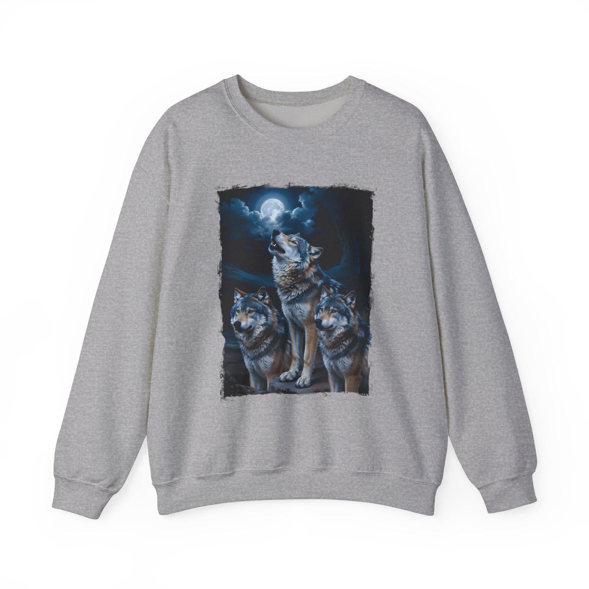 Wolves Howling Moon Sweatshirt