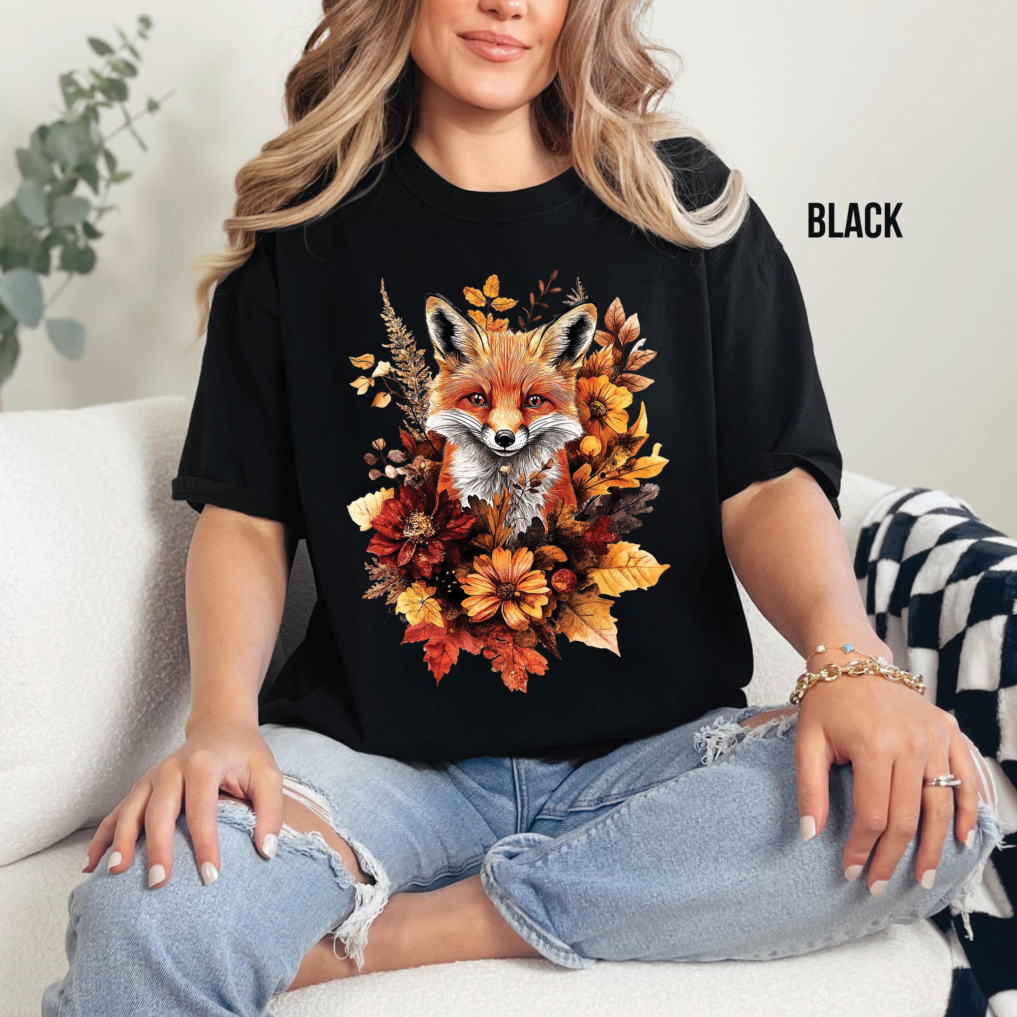 Floral Fox Shirt
