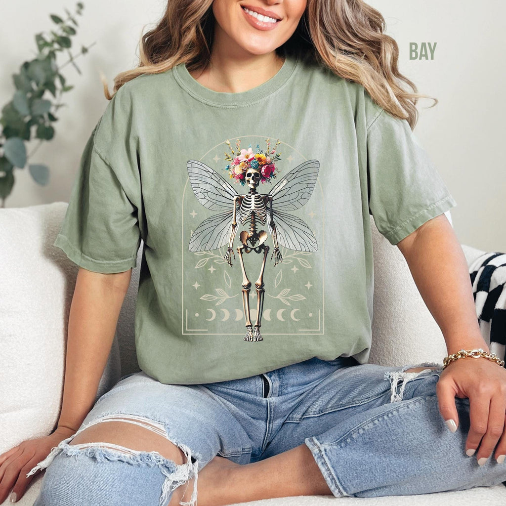Fairy Grunge Skeleton Butterfly T-Shirt