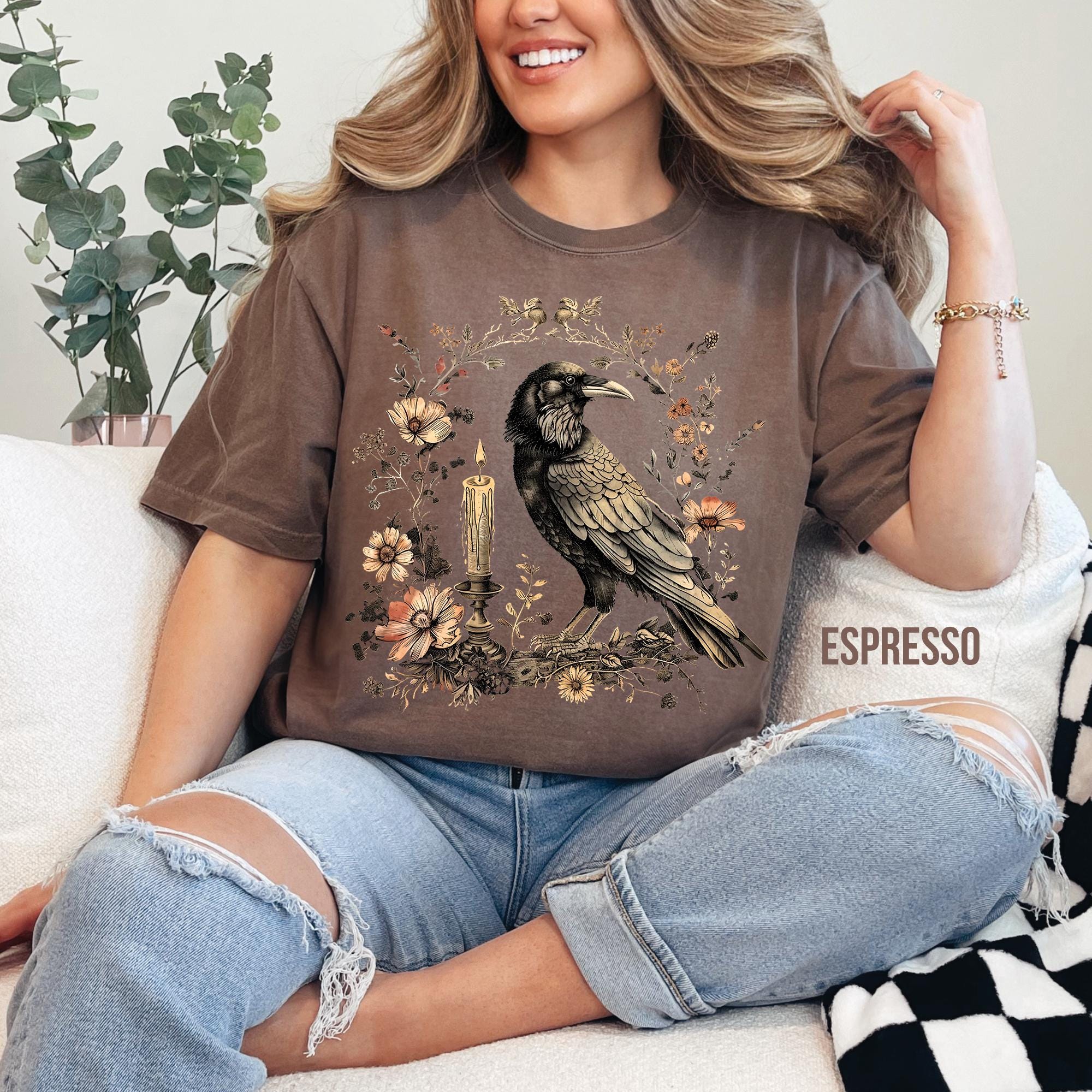 Gothic Raven Comfort Colors T-Shirt