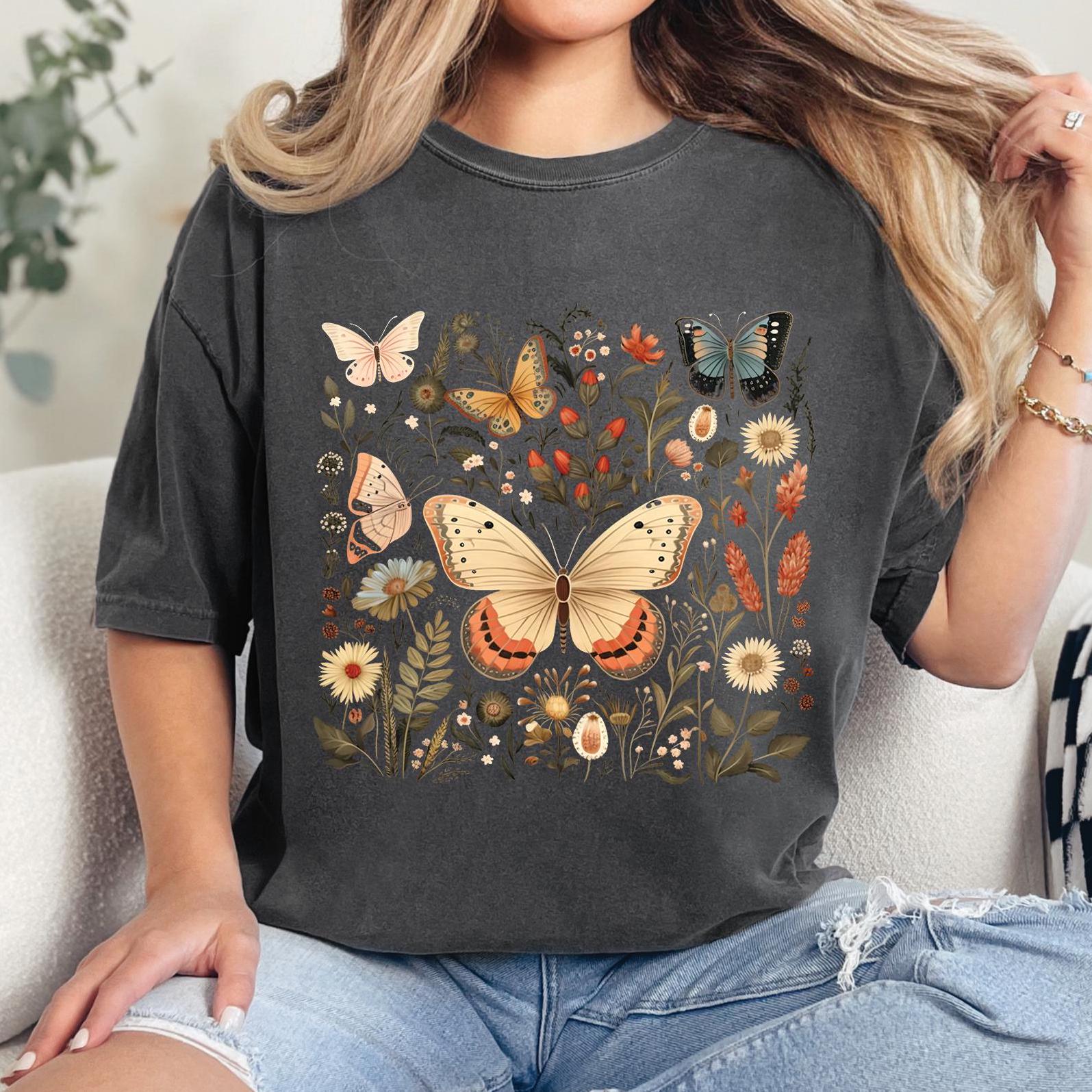 Moth Cottagecore T-Shirt