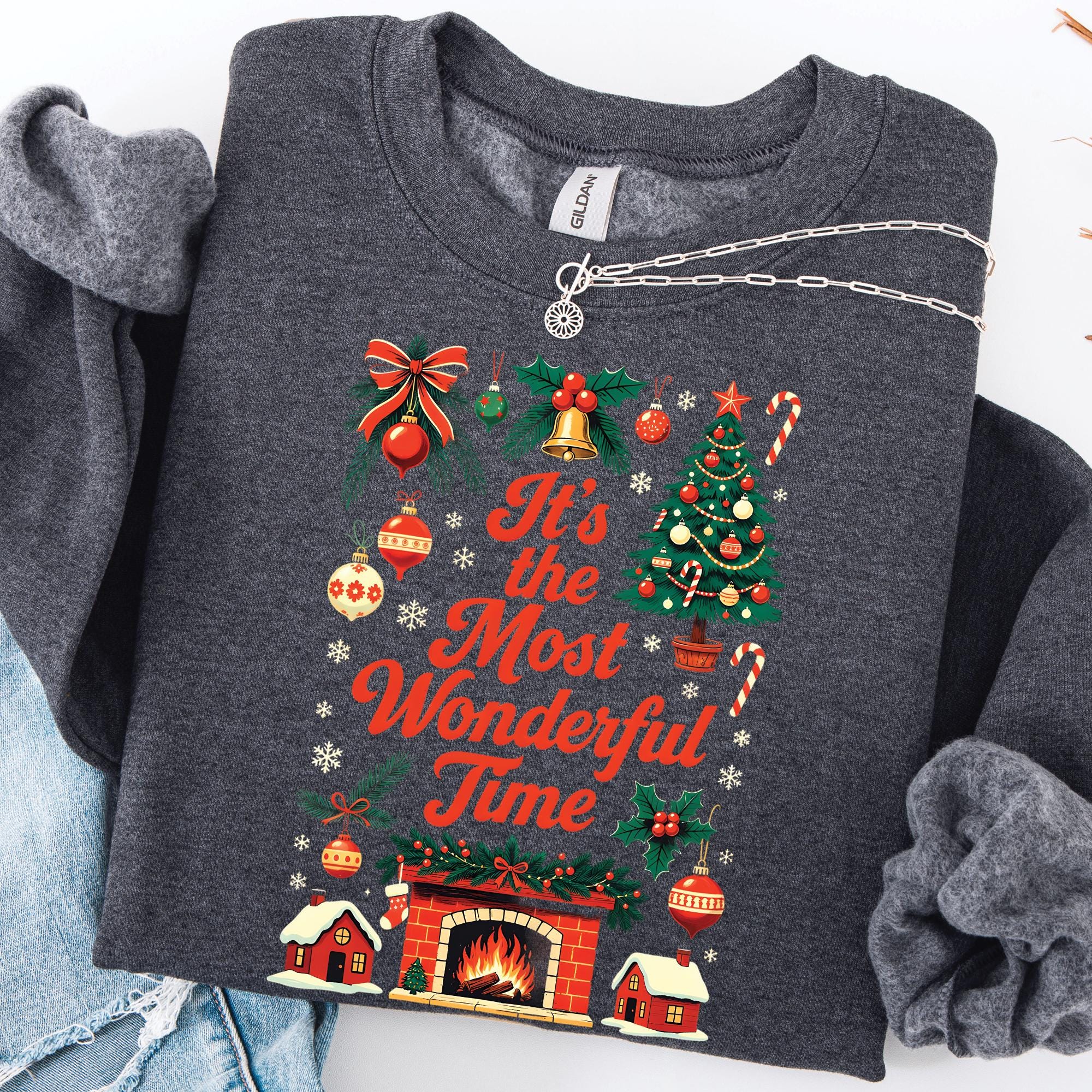 Vintage Retro Christmas Sweatshirt